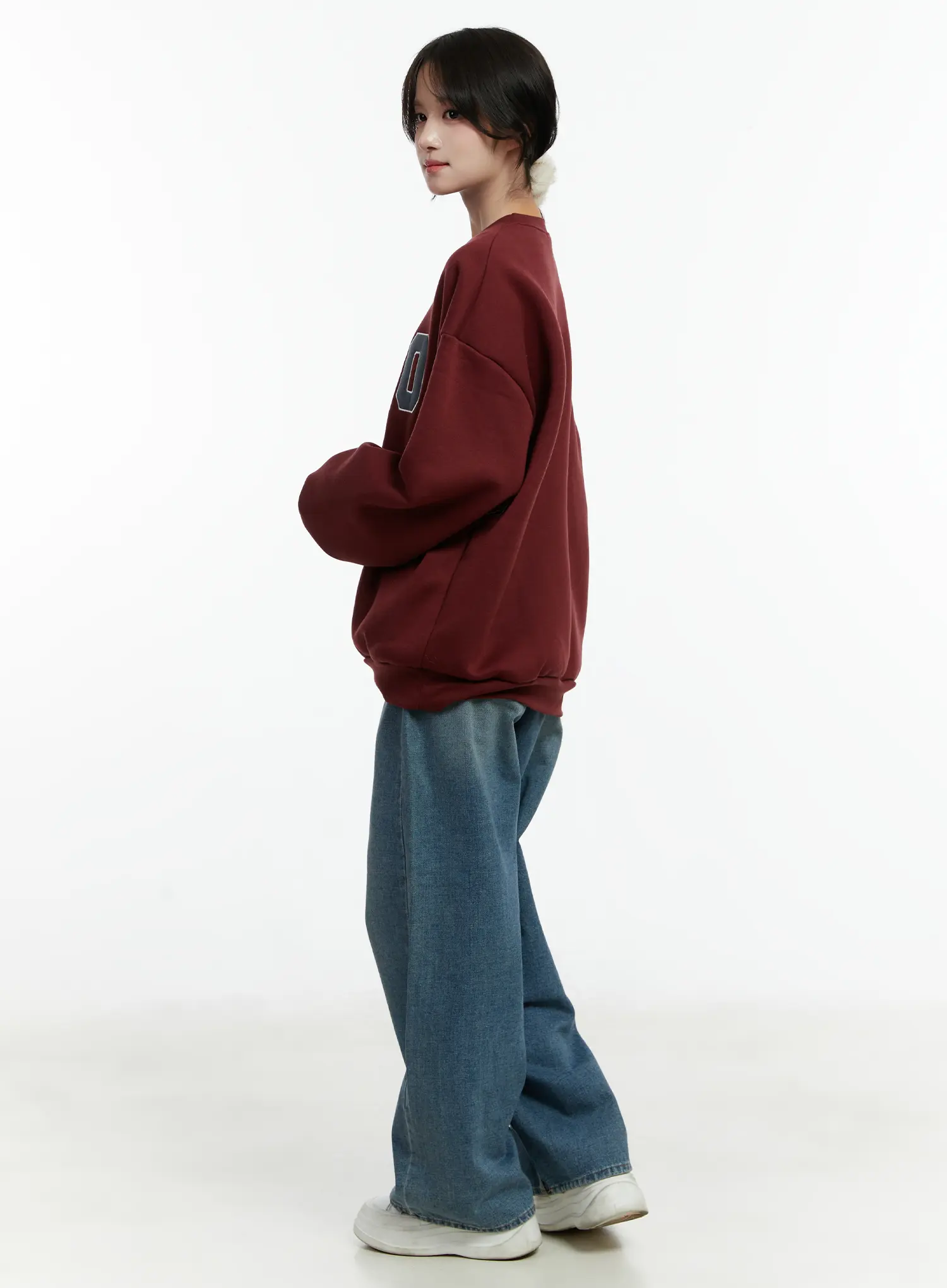 1860 Graphic Fleece-Lined Crewneck CD514 - Image 6