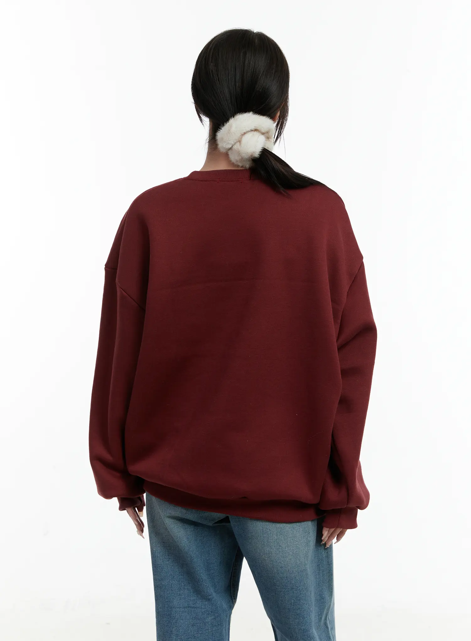 1860 Graphic Fleece-Lined Crewneck CD514 - Image 7