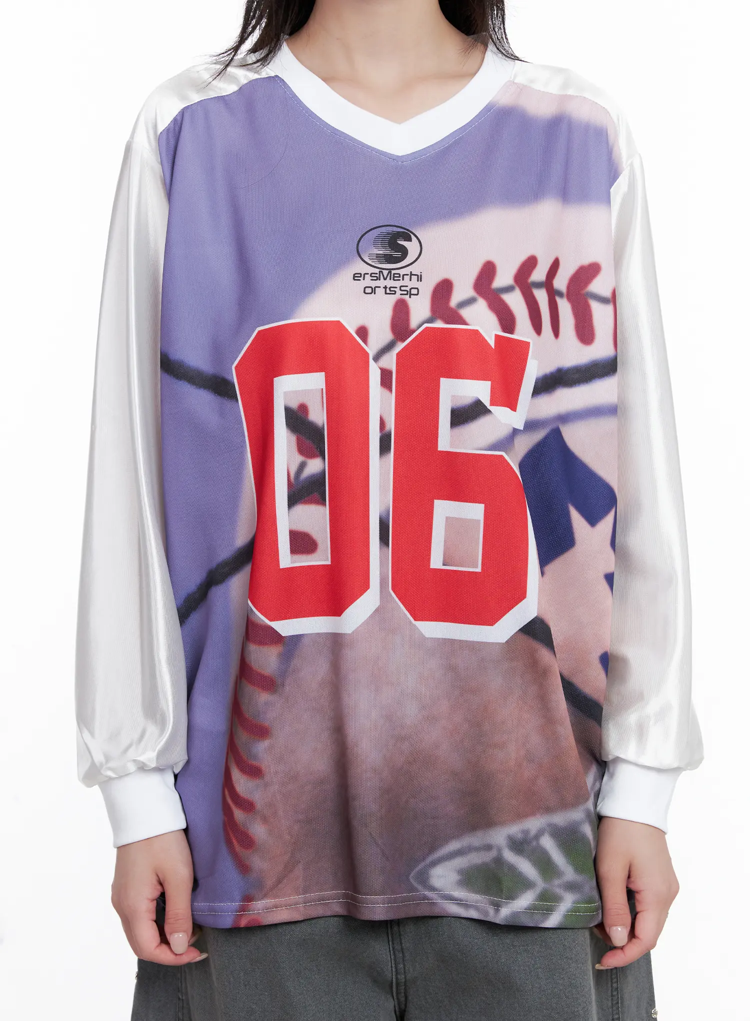 86 Oversized Graphic Long Sleeve CS526 - Image 10