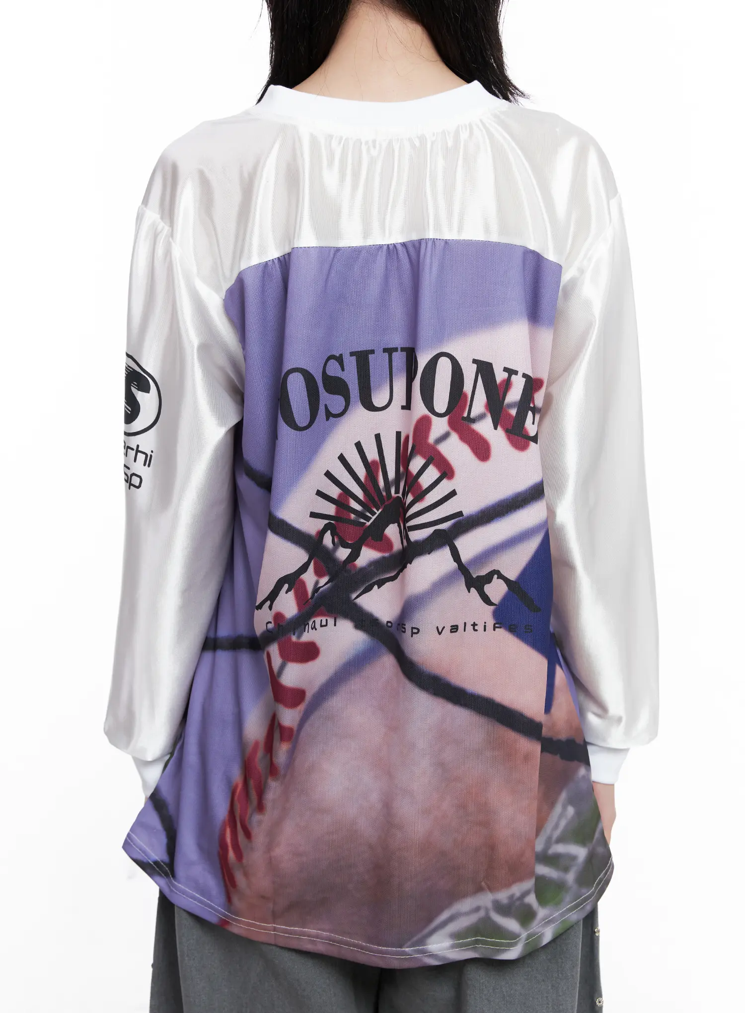 86 Oversized Graphic Long Sleeve CS526 - Image 9