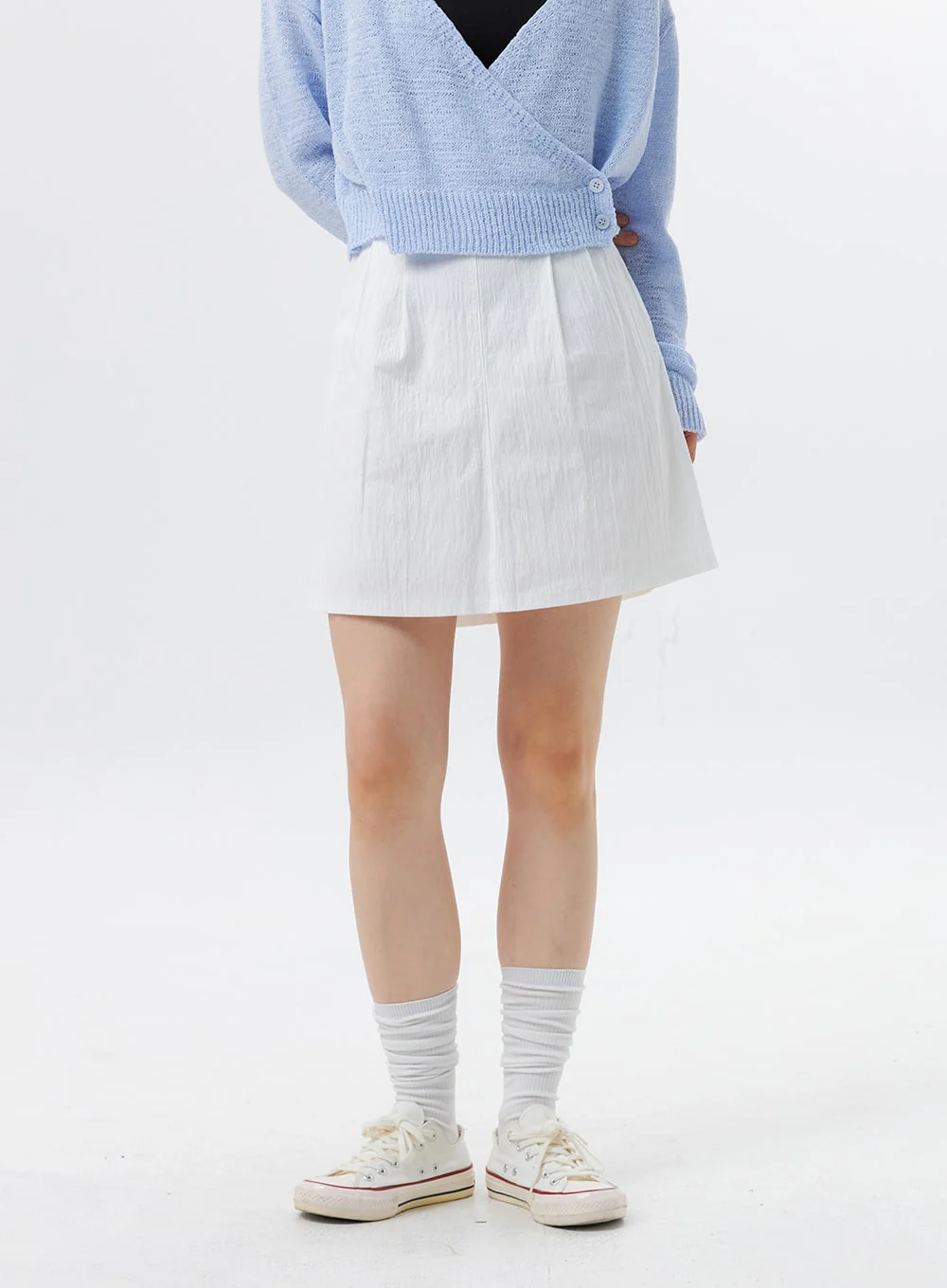 A-Line Basic Mini Skirt OL328 - Image 2
