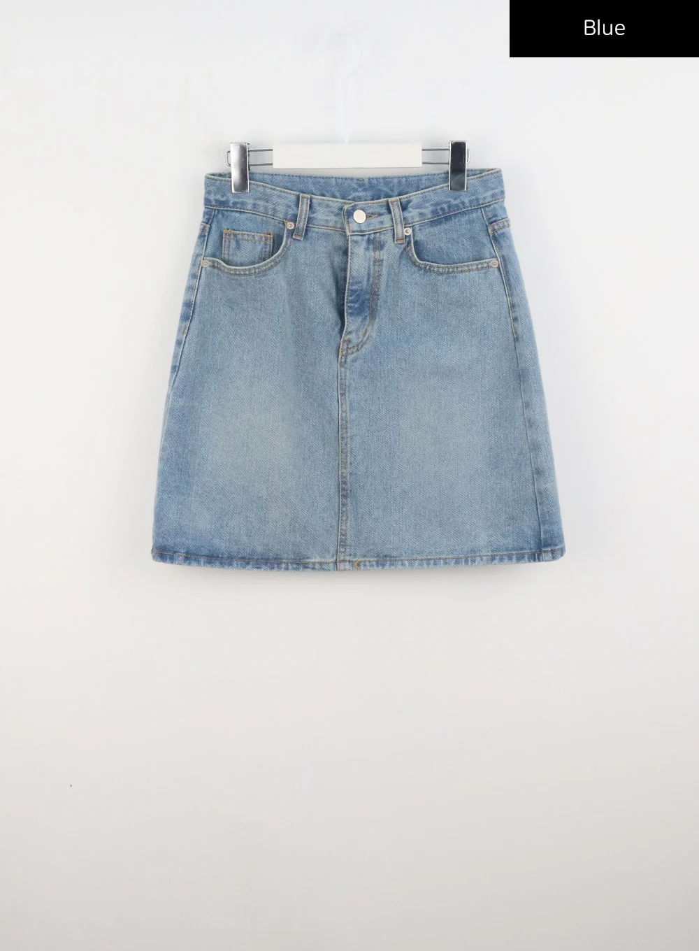 A-Line Denim Midi Skirt CL312 - Image 15