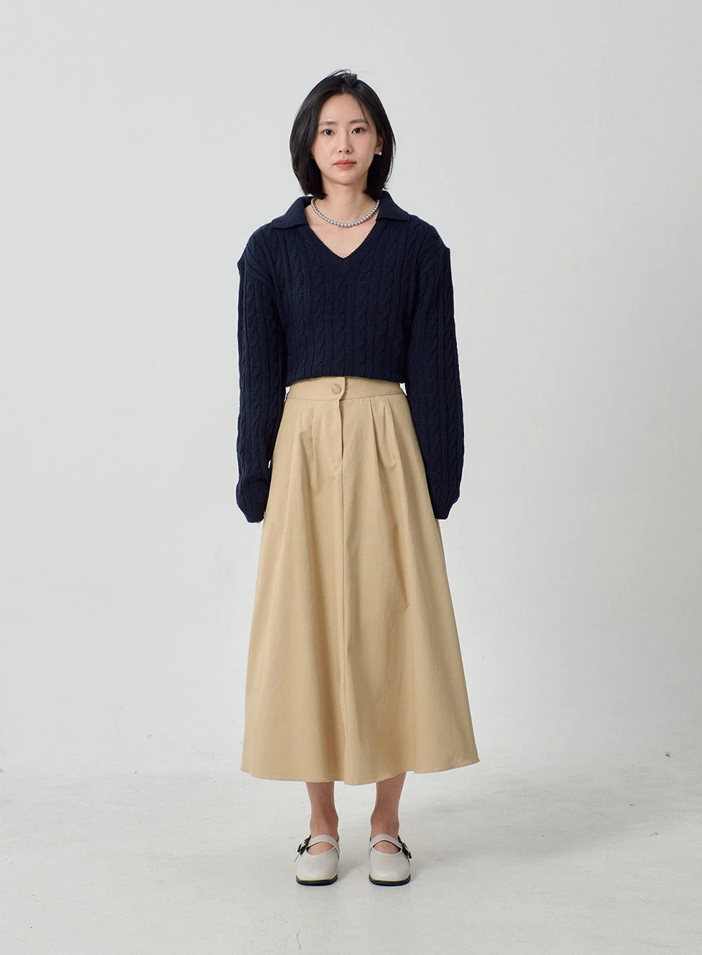 A-Line Maxi Skirt OF301 - Image 11