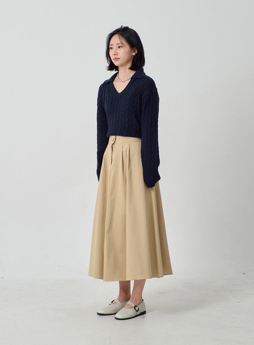 A-Line Maxi Skirt OF301 - Image 12