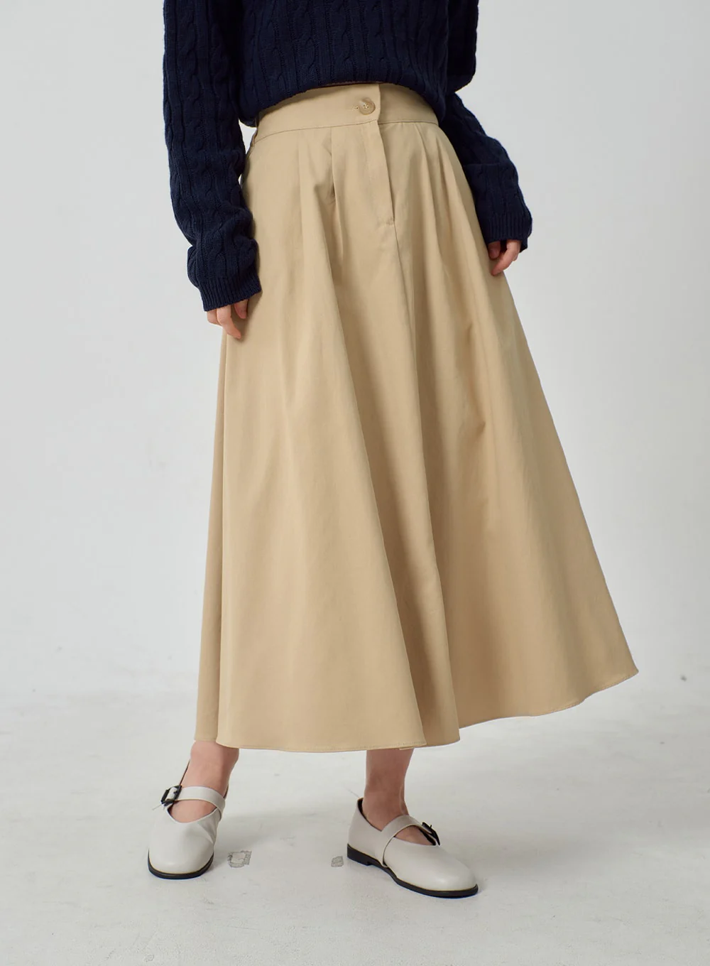 A-Line Maxi Skirt OF301 - Image 4