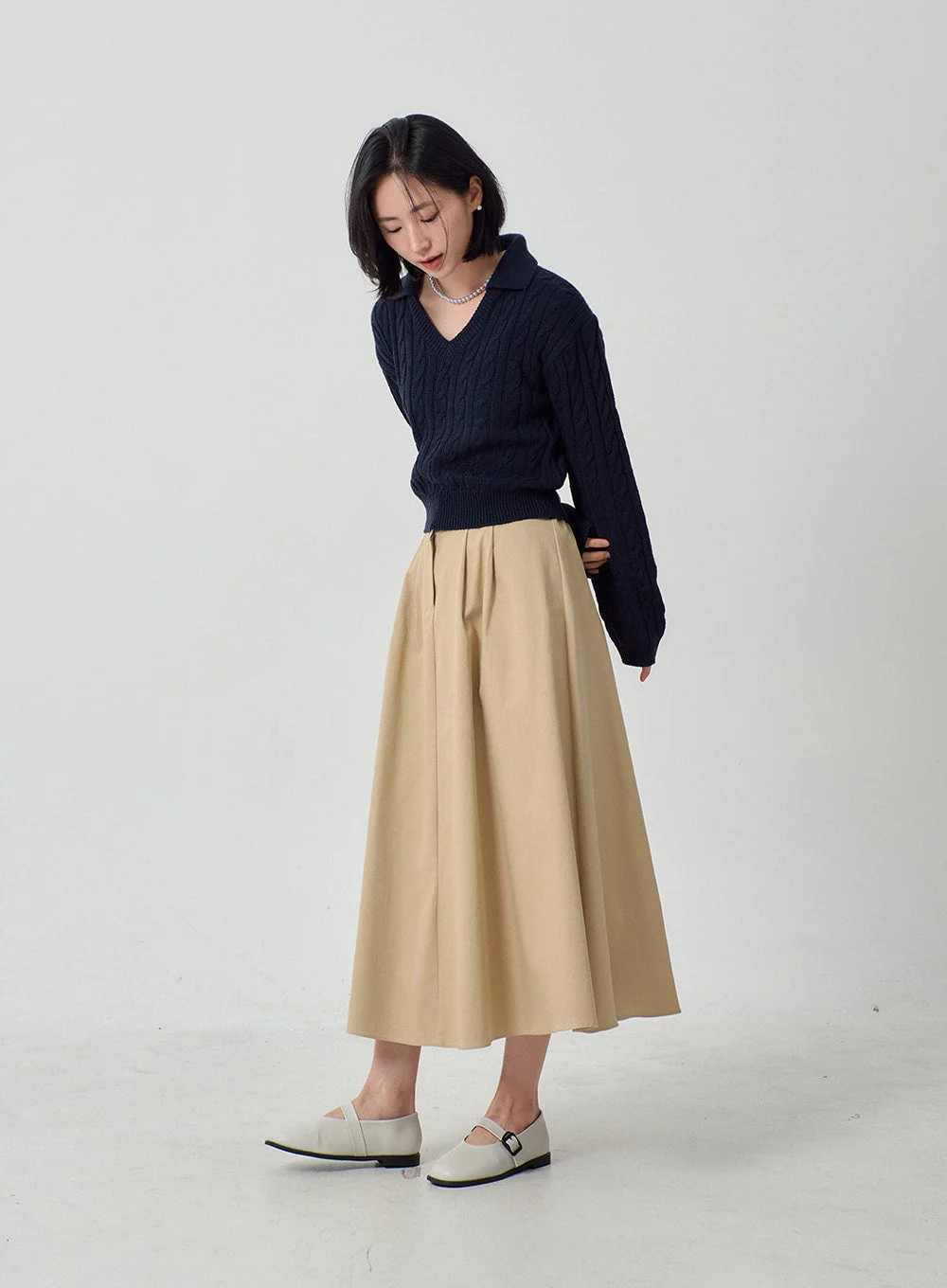 A-Line Maxi Skirt OF301 - Image 5