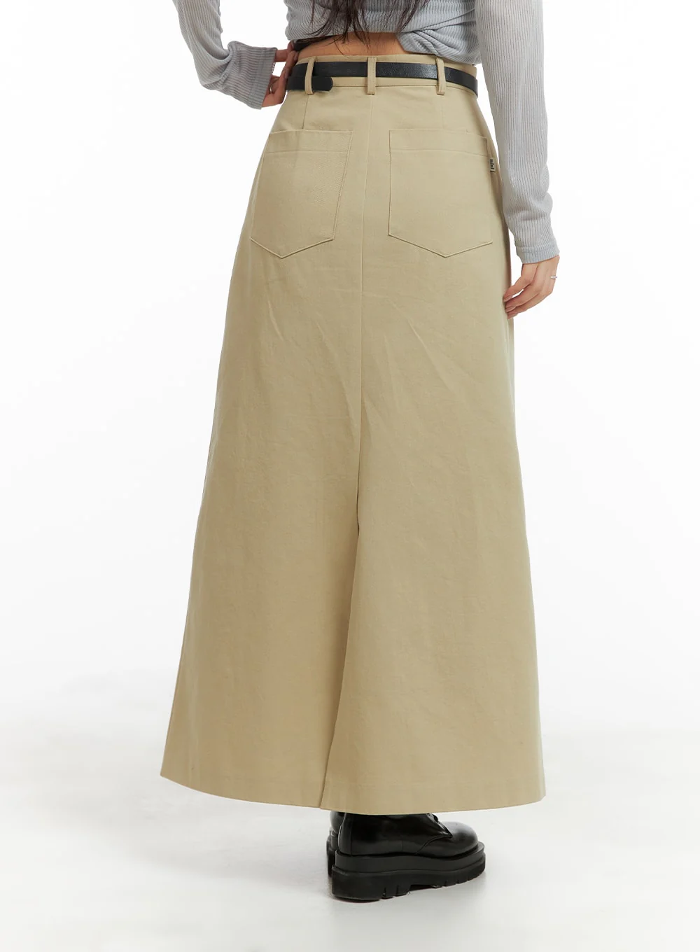 A-Line Pocket Maxi Skirt CM426 - Image 5