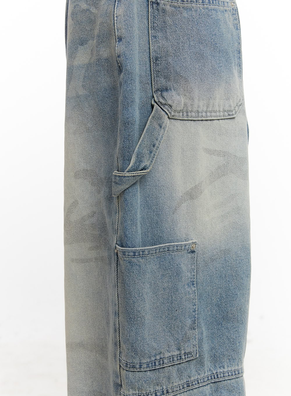 Abigail Camo-Print Carpenter Baggy Jeans CJ528 - Image 4