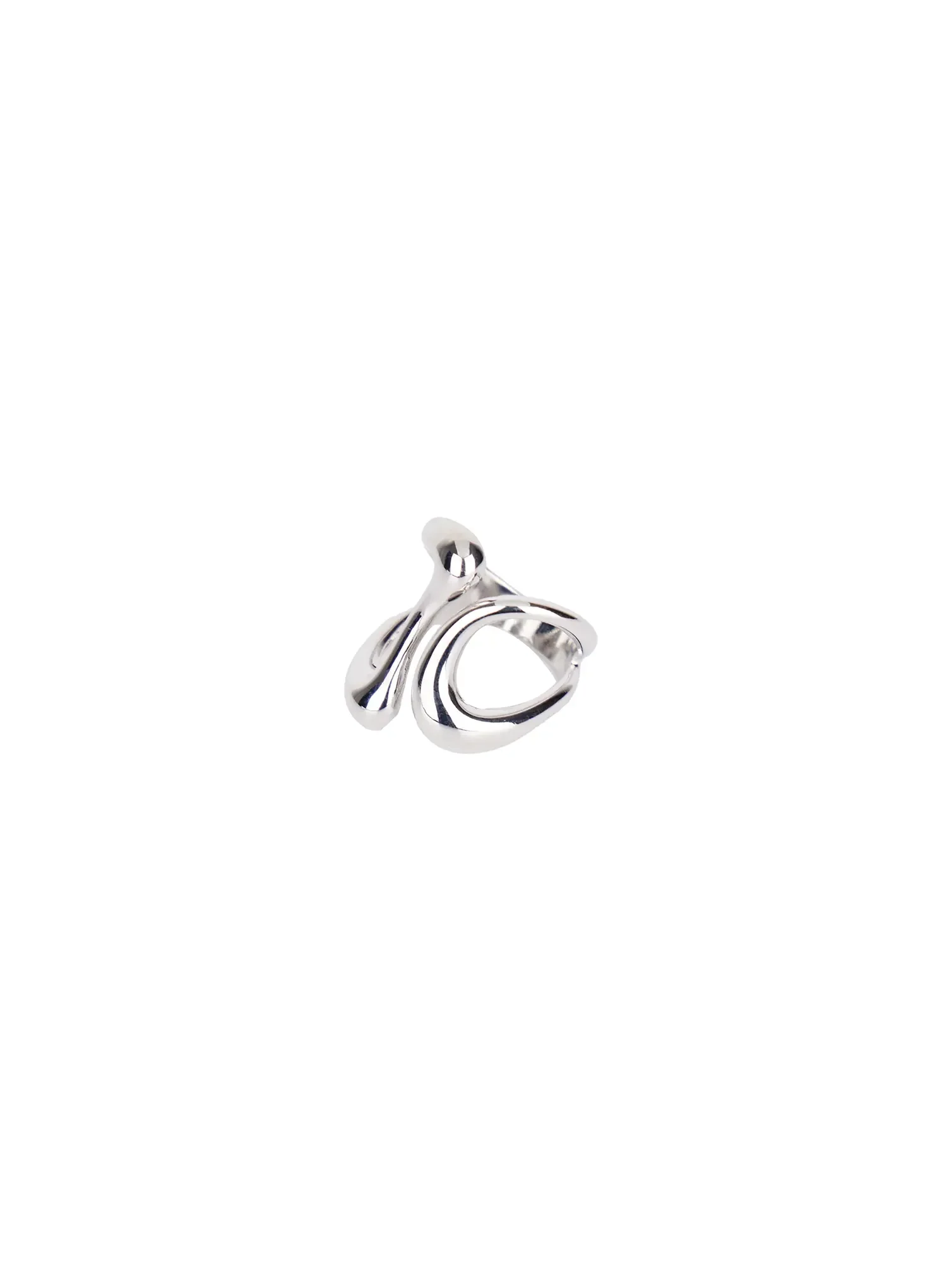 Abstract Double Twist Cuff Ring IM531 - Image 5