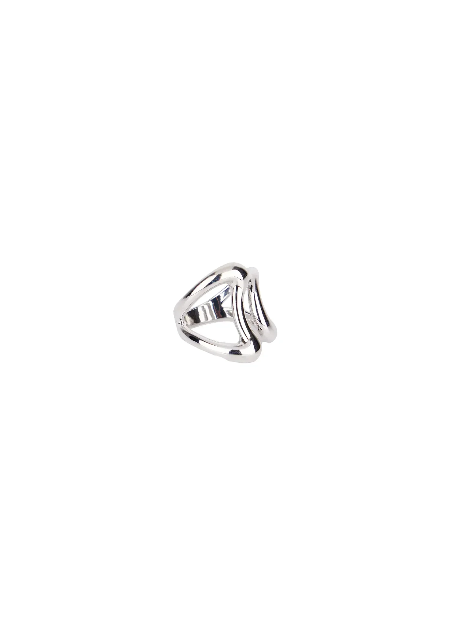 Abstract Double Twist Cuff Ring IM531 - Image 6