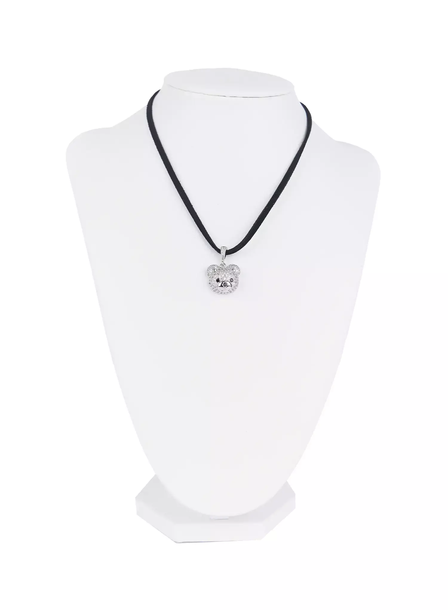 [ACC] Quede Teddy Bear Black Necklace IG507 - Image 6