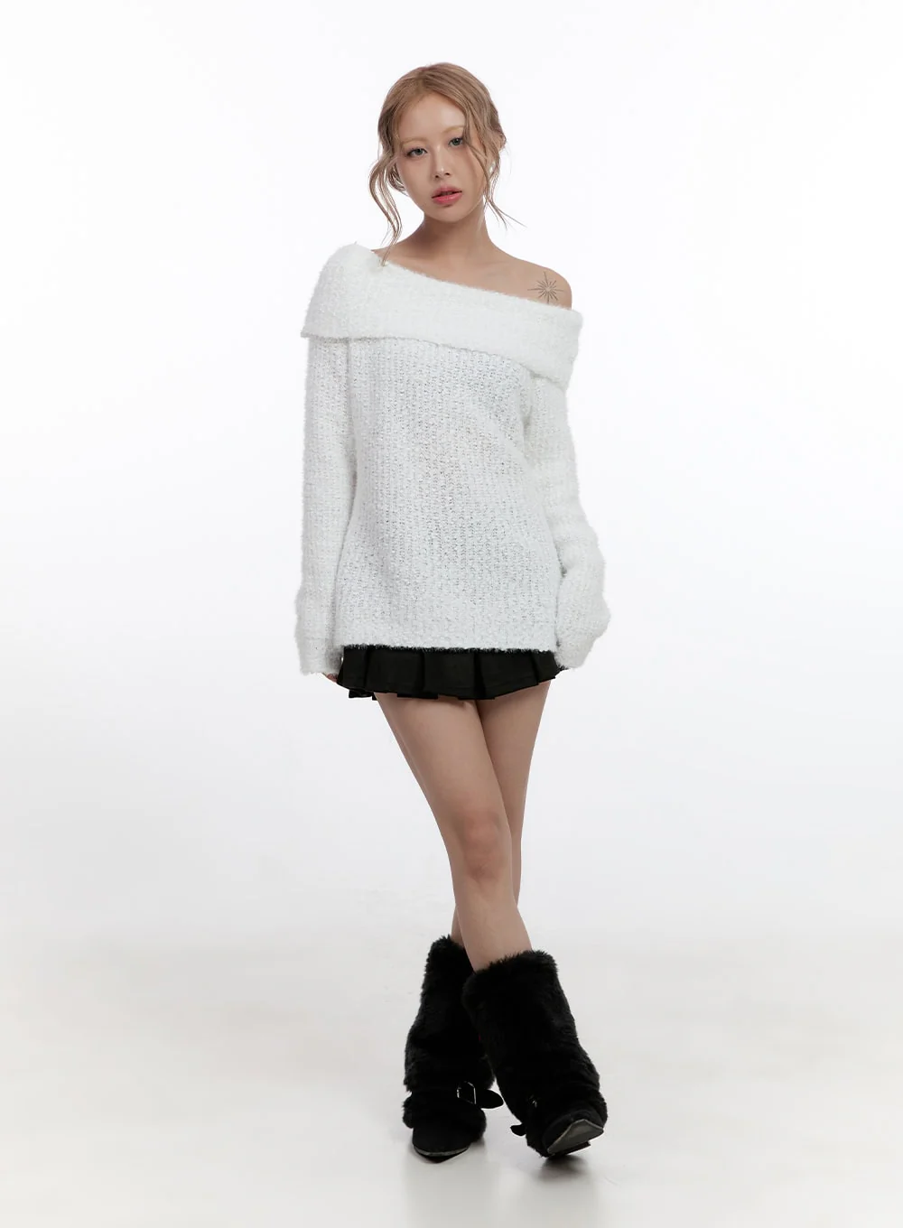 Acrylic Dream Solid Sweater CN425 - Image 2