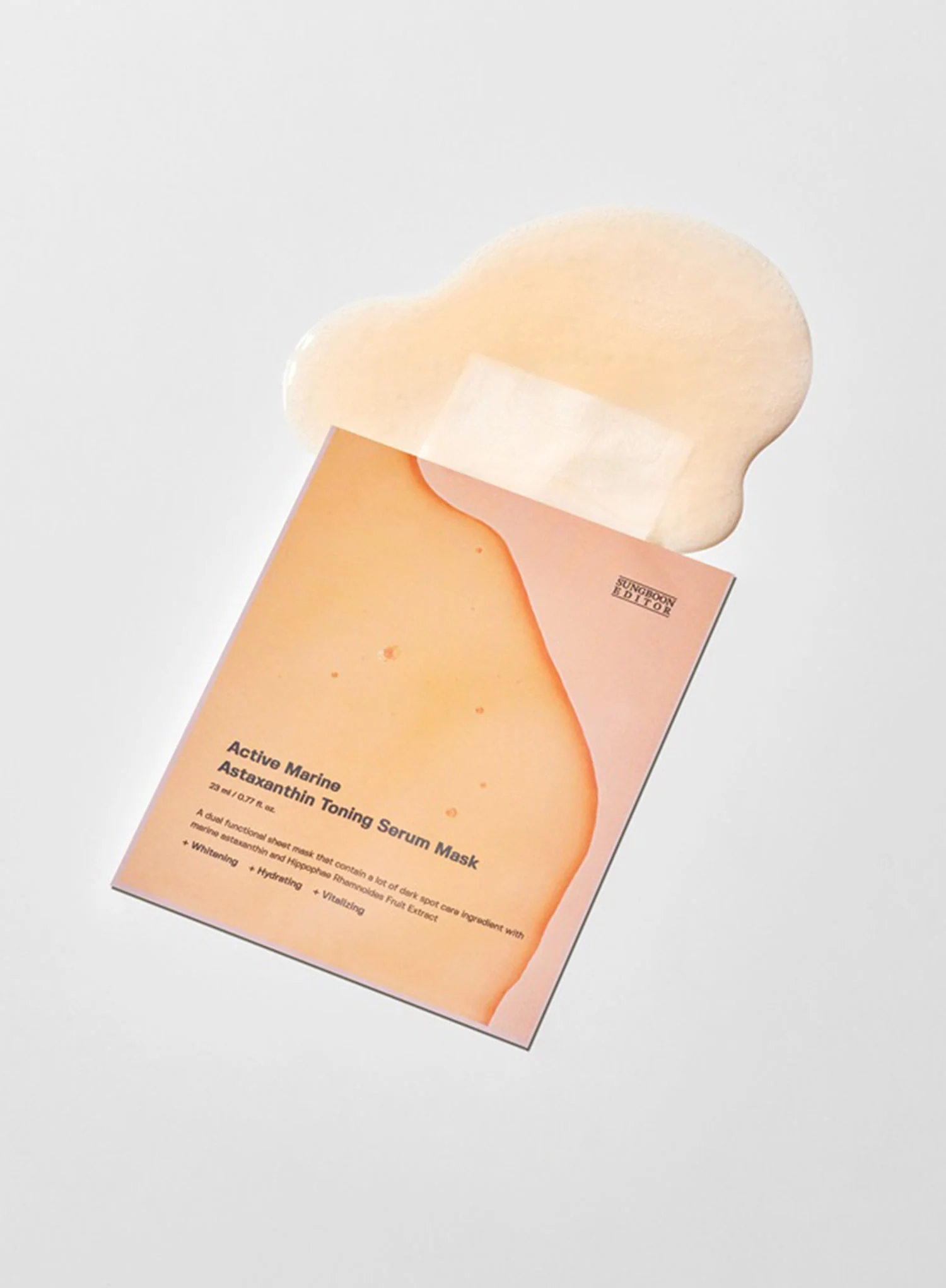 Active Marine Astaxanthin Toning Serum Mask Set (23ml*10pcs) - Image 4
