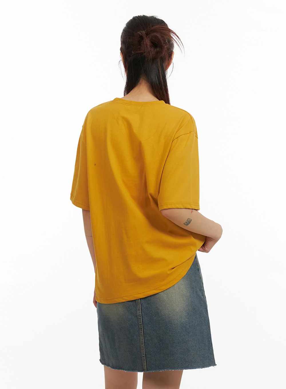 Acubi Oversized Graphic T-Shirt IY410 - Image 5