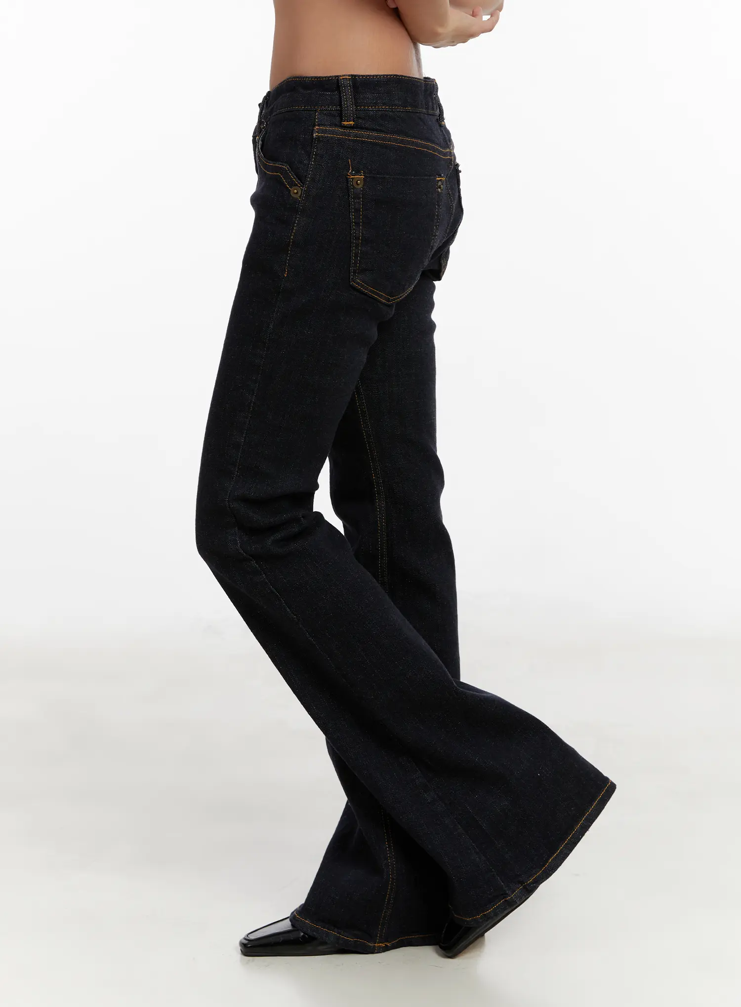 Adalee Non-Fade Low-Rise Flare Jeans CD515 - Image 5