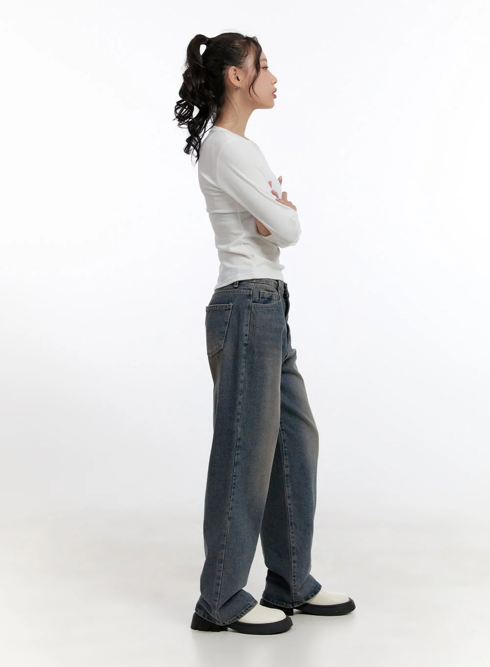 Adaline Cotton Wide Fit Jeans CN420 - Image 3
