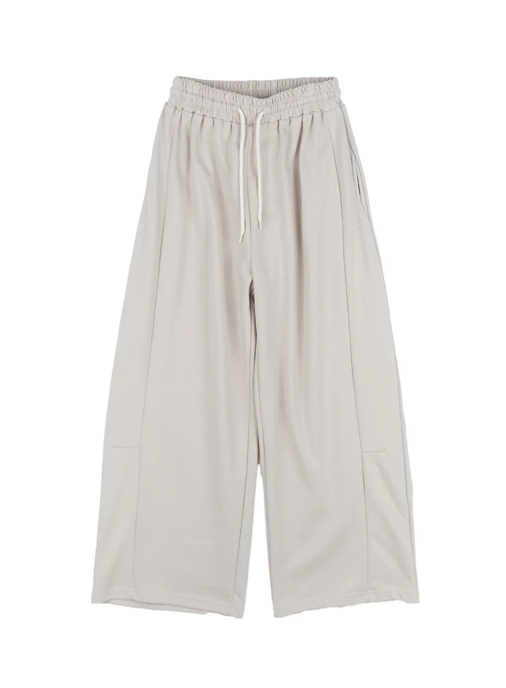 Adjustable Pintuck Wide-Leg Sweatpants CY521 - Image 9