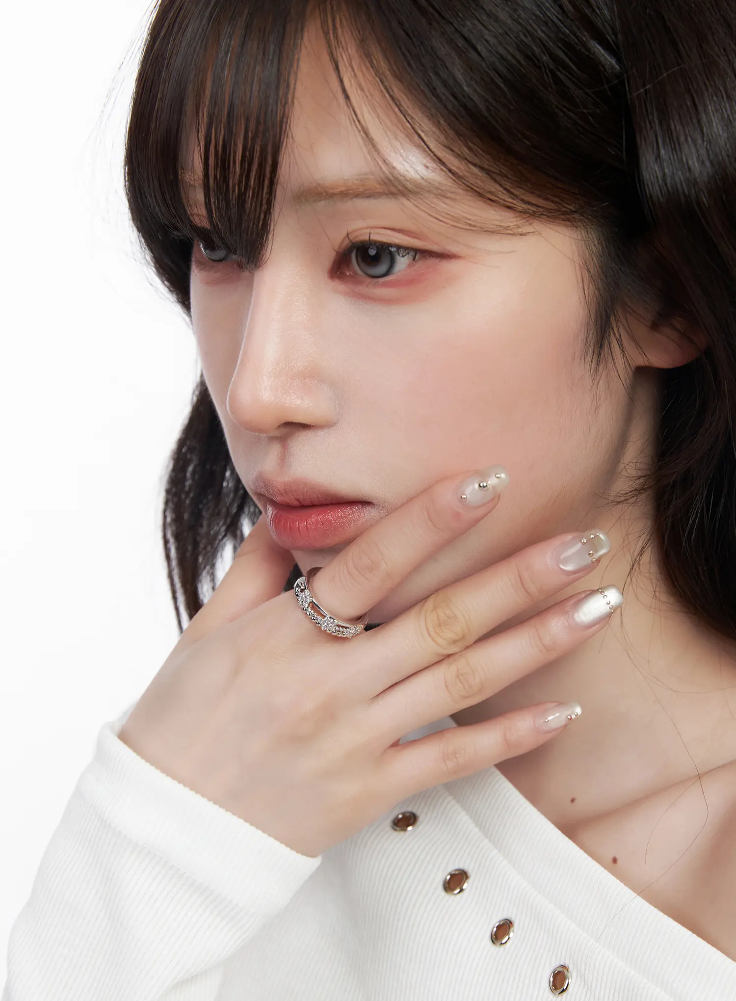 Adjustable Triple Row Star Ring CF525 - Image 3