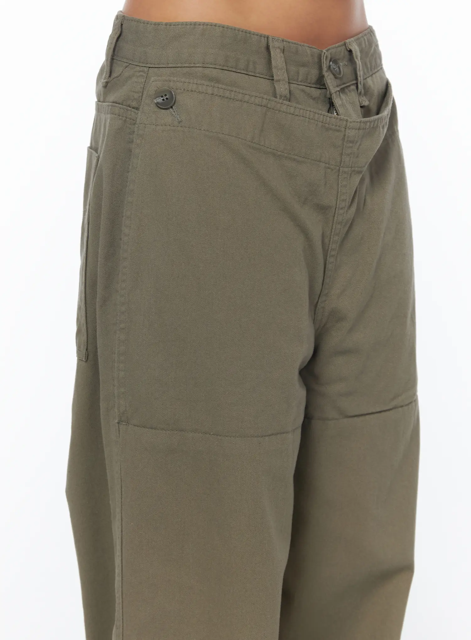Adjustable Wide Leg Cargo Pants CA516 - Image 10