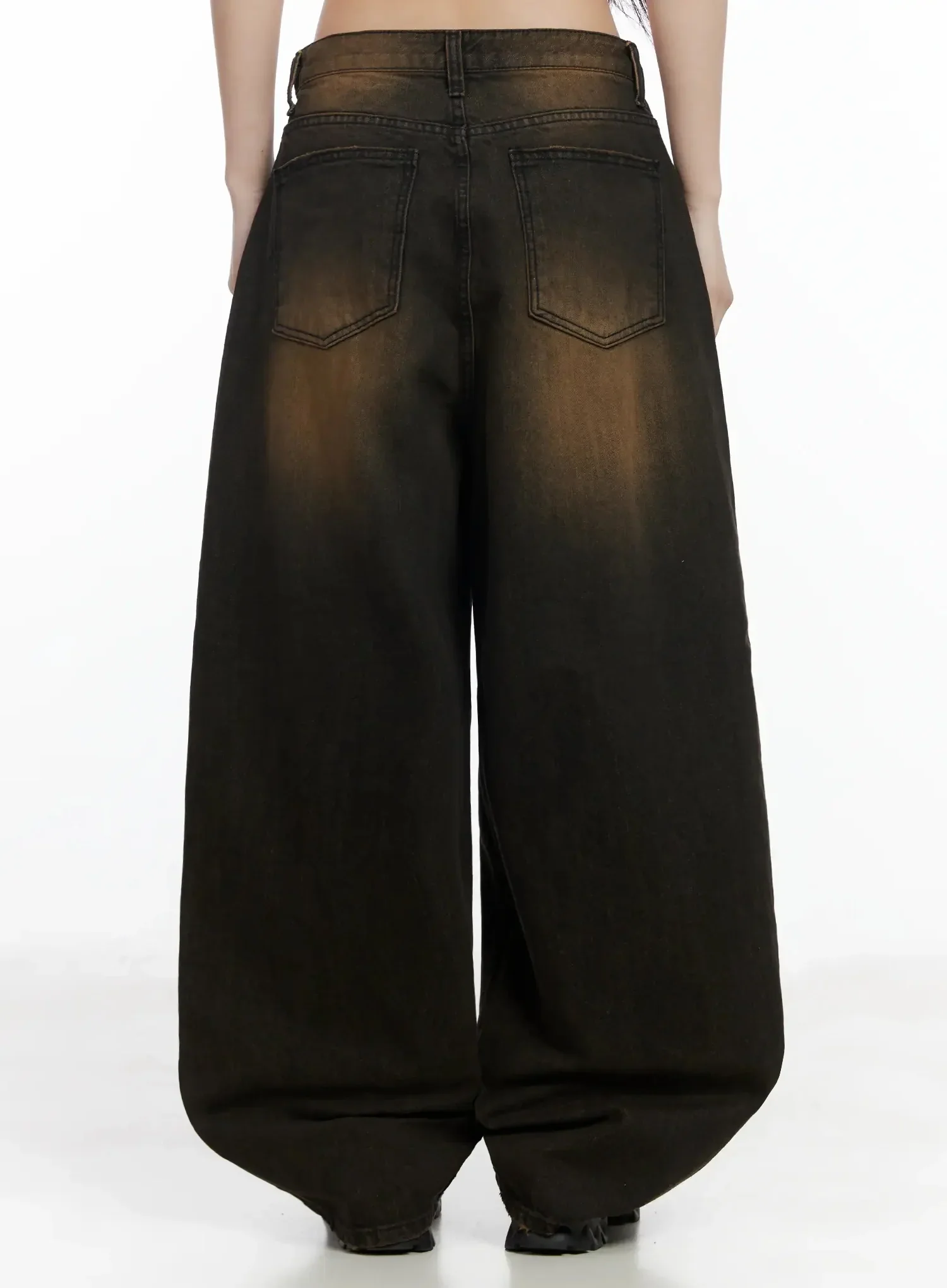 Alayna Vintage Wash Baggy Jeans IM502 - Image 11