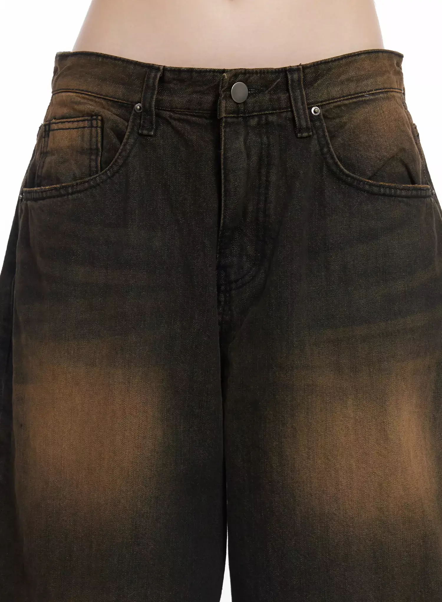 Alayna Vintage Wash Baggy Jeans IM502 - Image 4