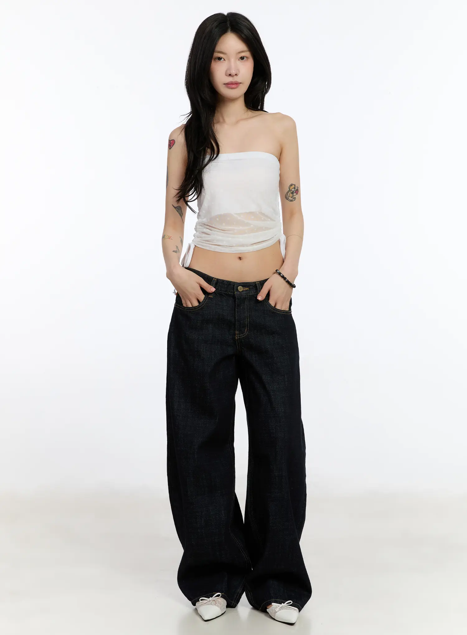 Aleia Dark Washed Jeans CA506 - Image 3