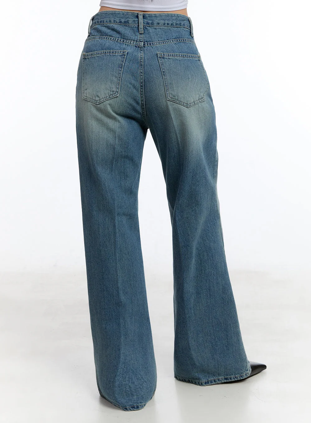 Aliya Washed Bootcut Jeans IU503 - Image 13