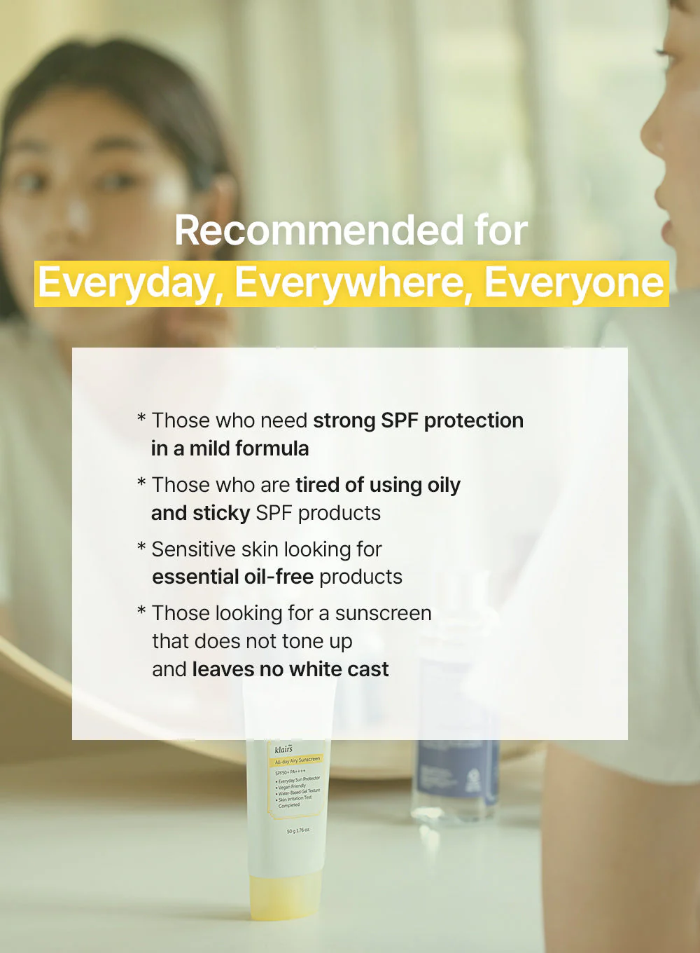 All-day Airy Sunscreen (50g) - Image 10