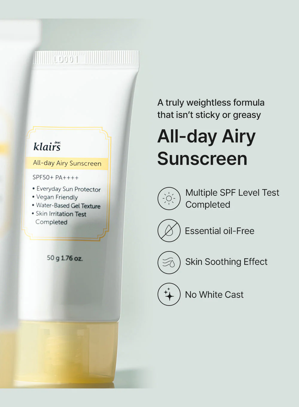 All-day Airy Sunscreen (50g) - Image 3