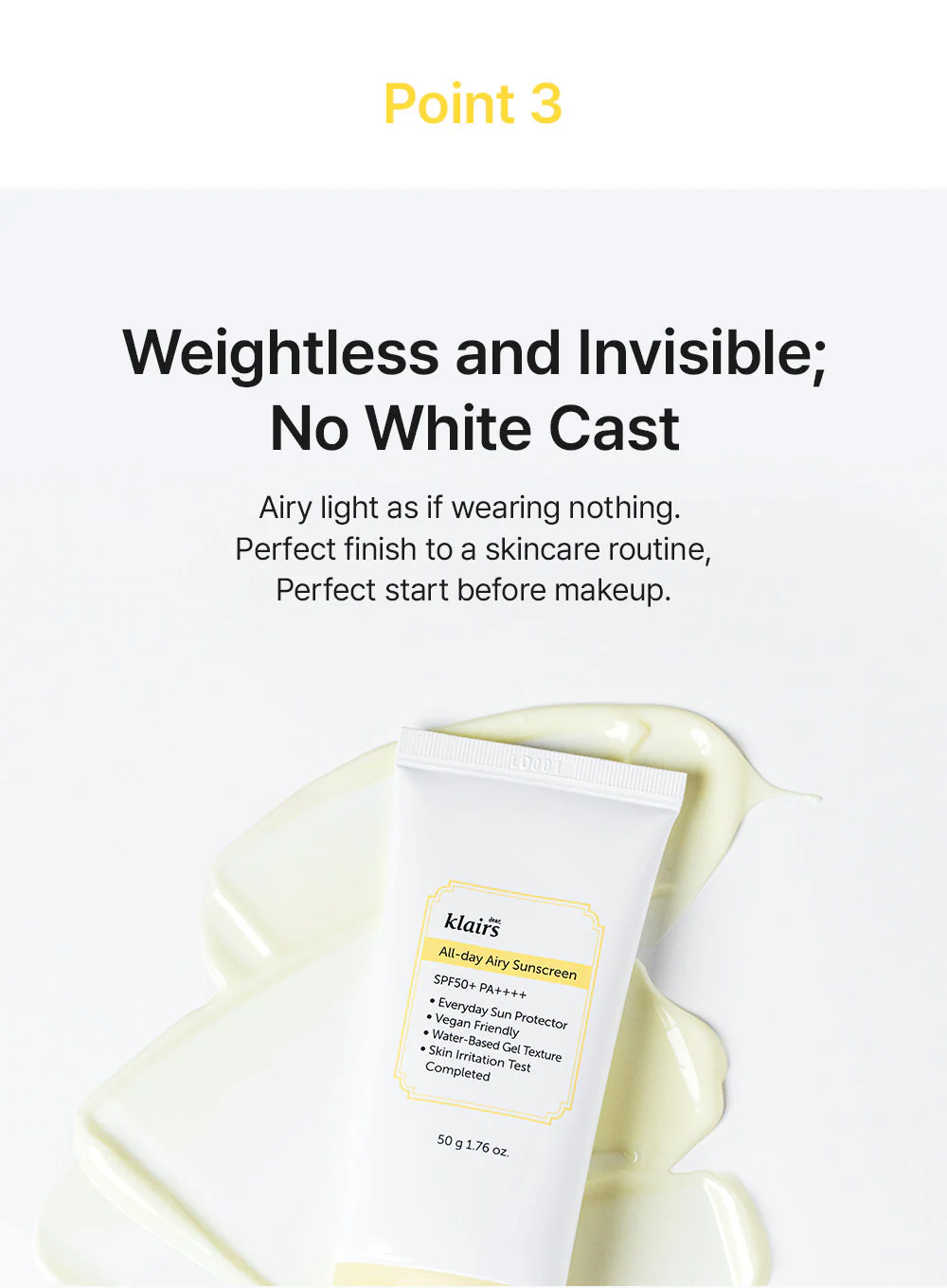 All-day Airy Sunscreen (50g) - Image 7