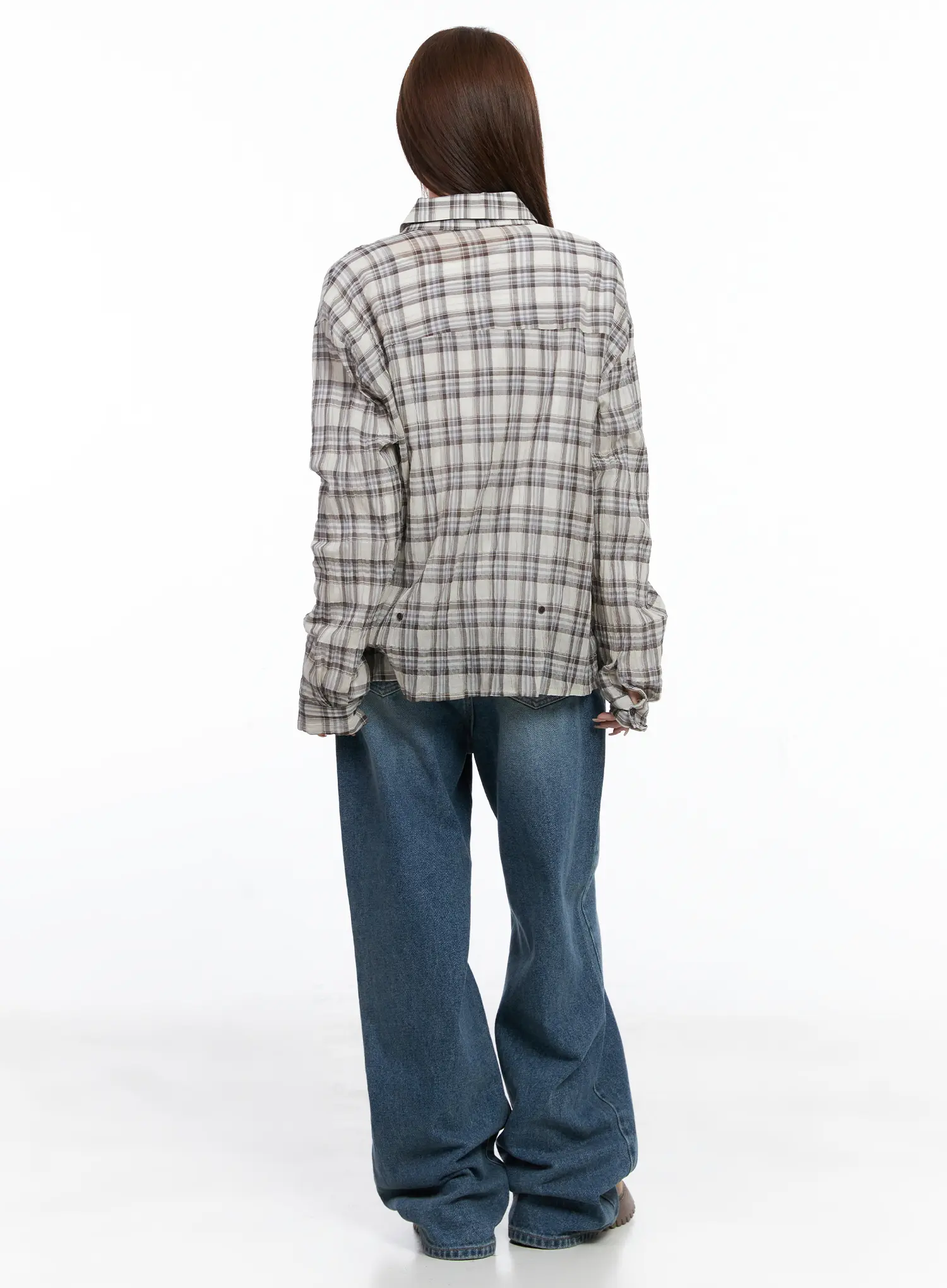 Amalia Wide Leg Vintage Washed Jeans CG529 - Image 7