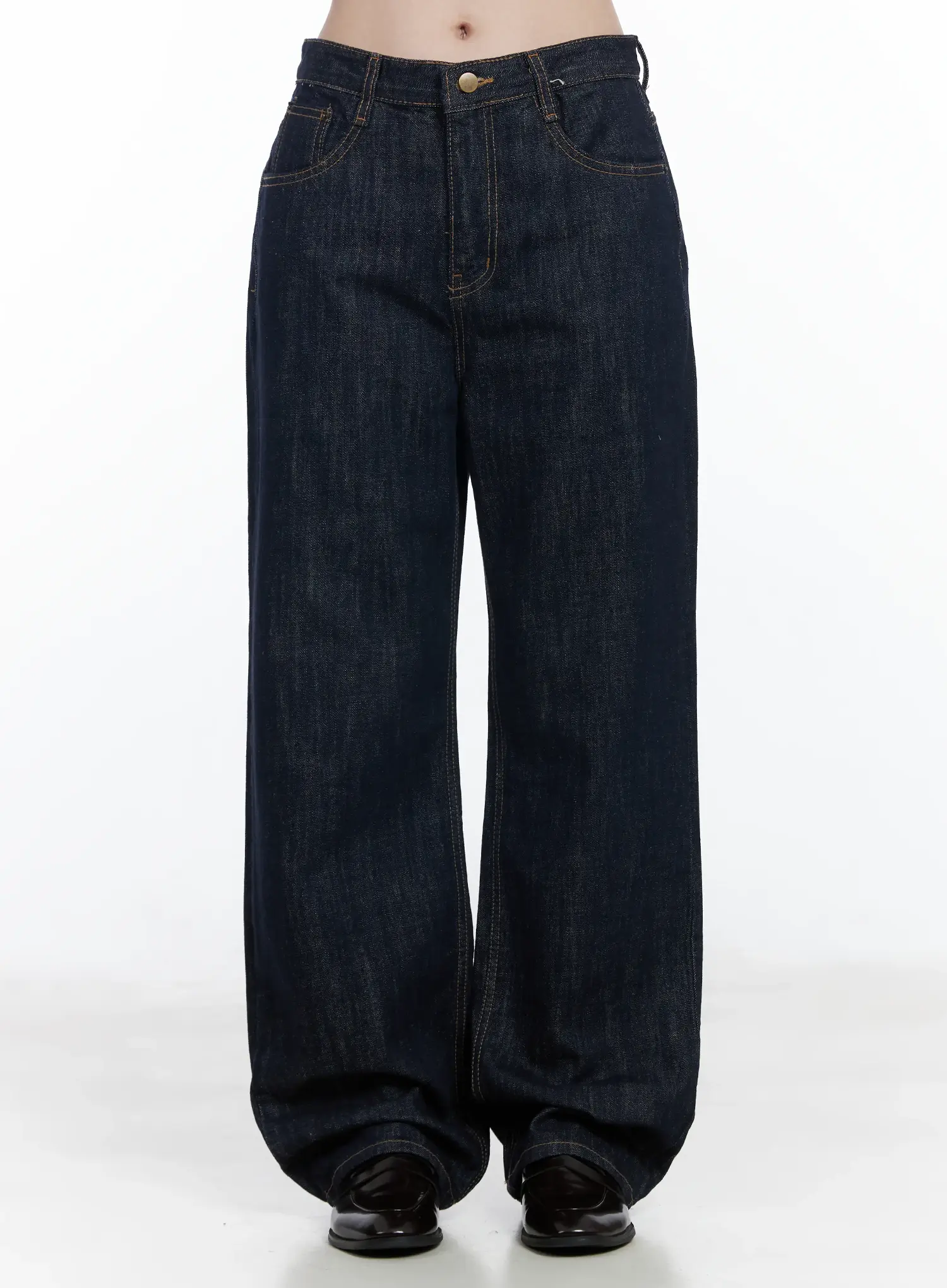 Anai Stitched Wide Leg Jeans IF520