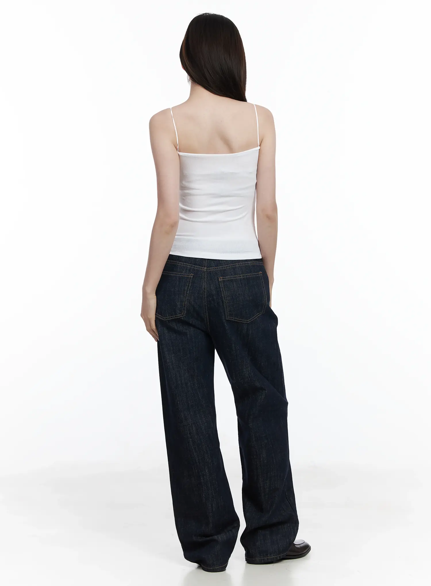 Anai Stitched Wide Leg Jeans IF520 - Image 11