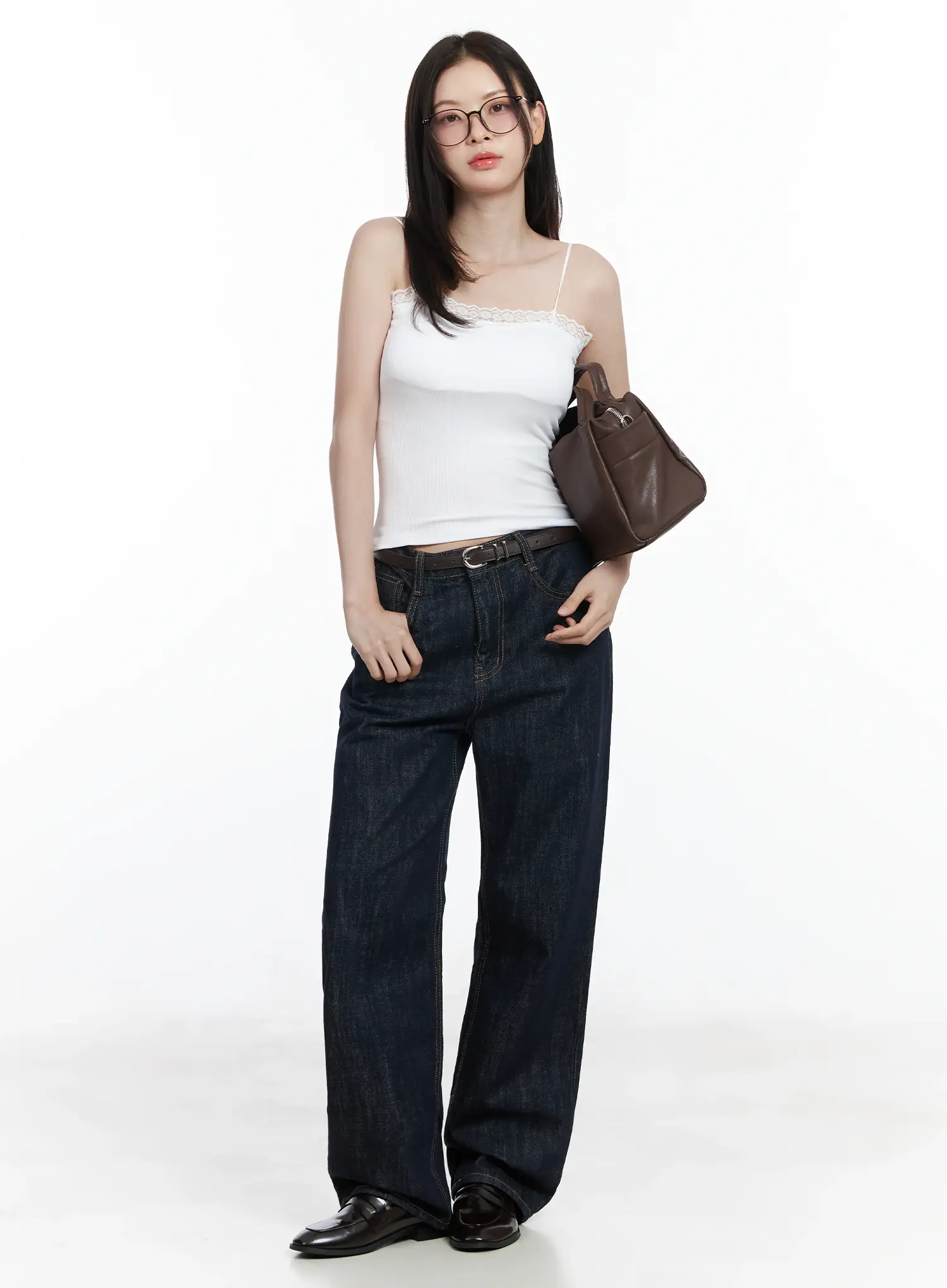 Anai Stitched Wide Leg Jeans IF520 - Image 6