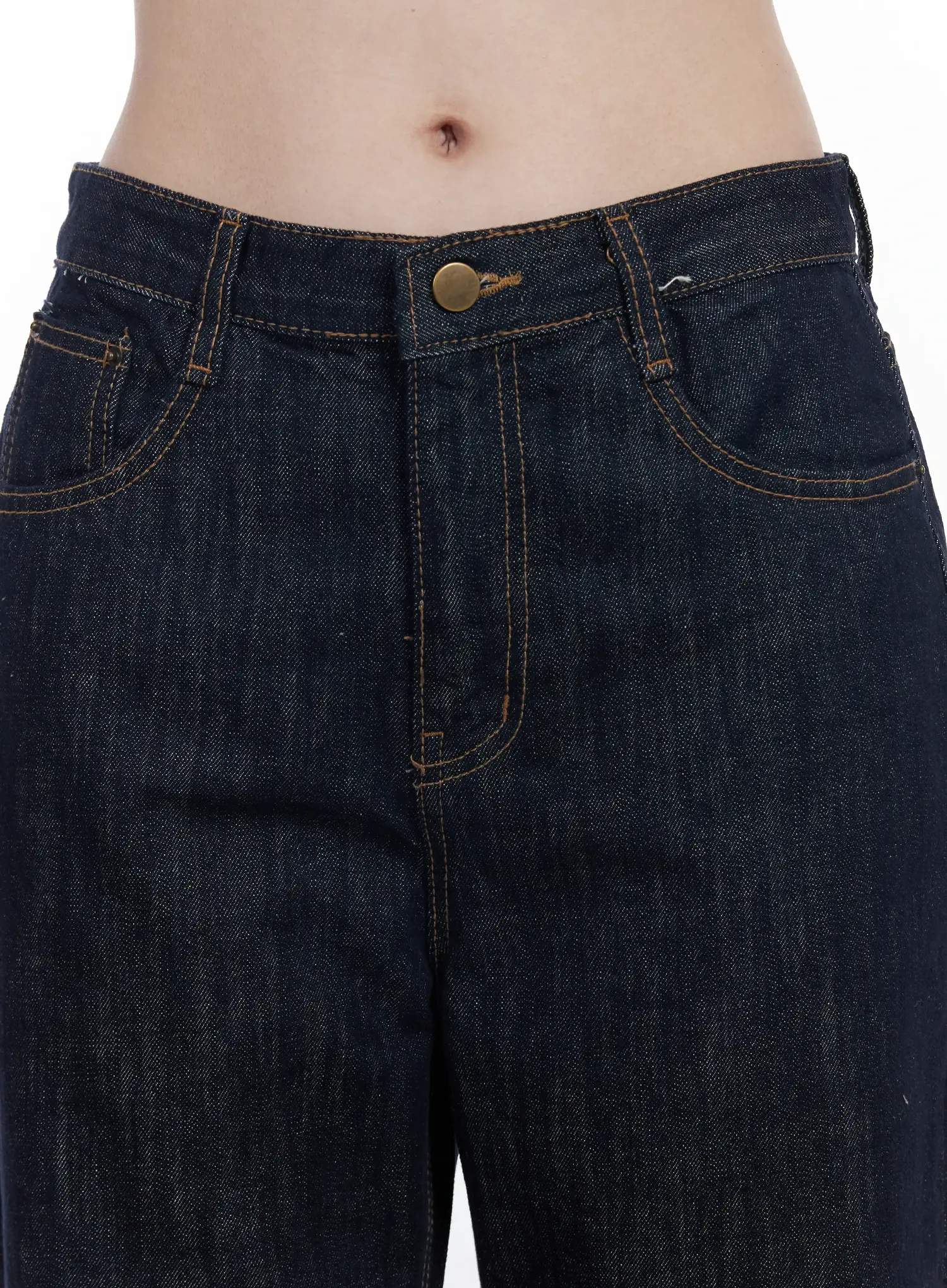Anai Stitched Wide Leg Jeans IF520 - Image 7