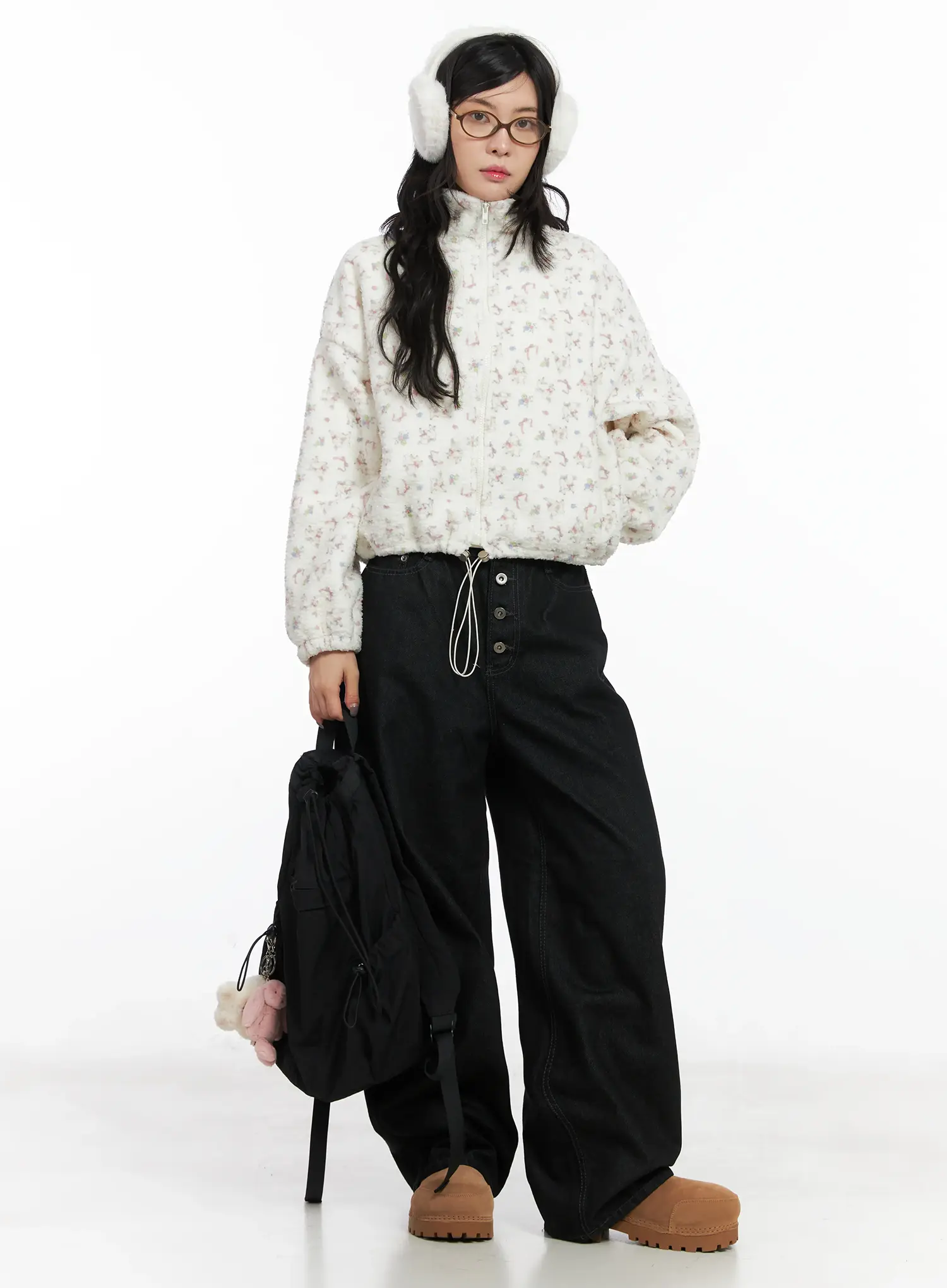 Anaiah Wide Leg Button-Up Jeans CN528 - Image 3