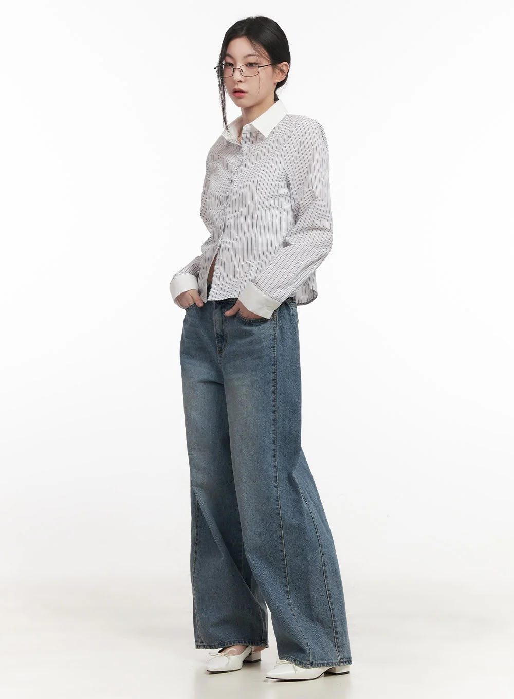 Andrea Wide-Leg Jeans CF514 - Image 4