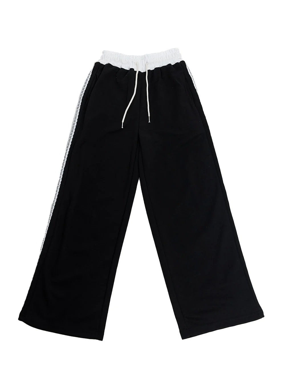 Angel Lace Wide-Leg Trackpants CA521 - Image 13