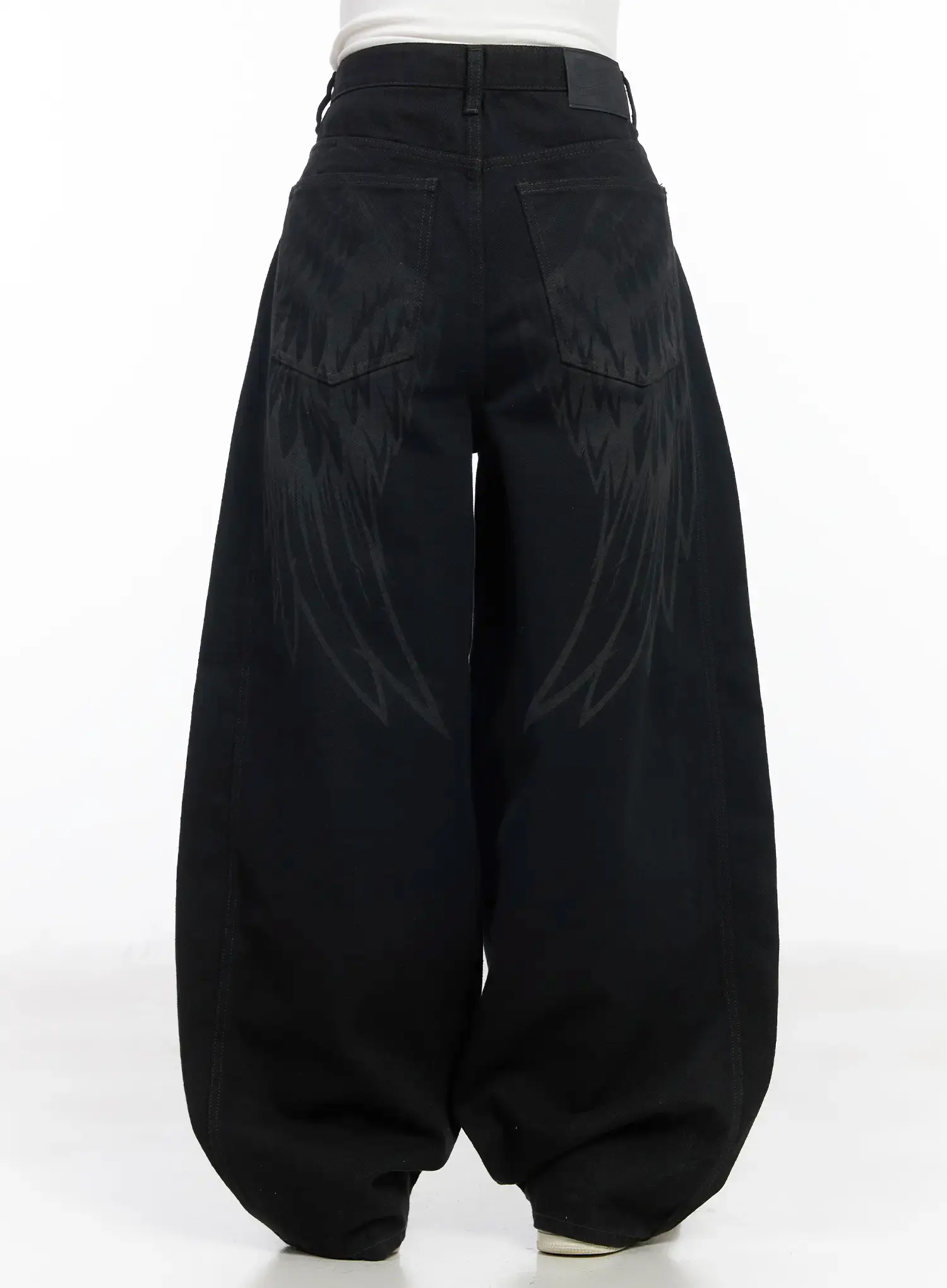 Angel Wing Wide-Leg Trousers CM526