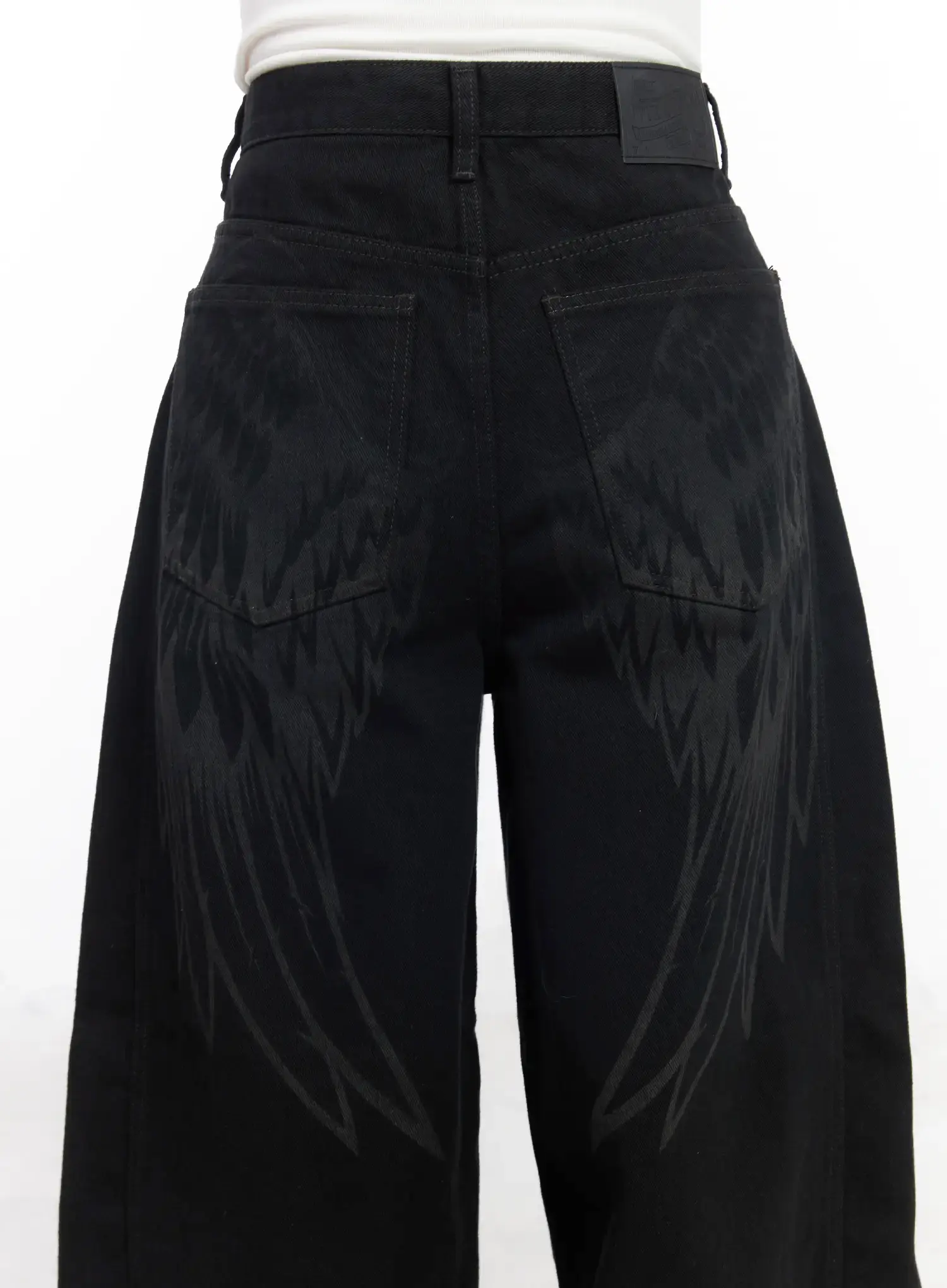 Angel Wing Wide-Leg Trousers CM526 - Image 3