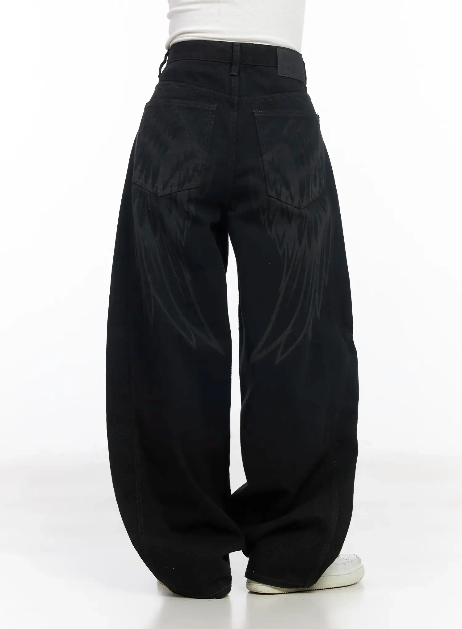 Angel Wing Wide-Leg Trousers CM526 - Image 4