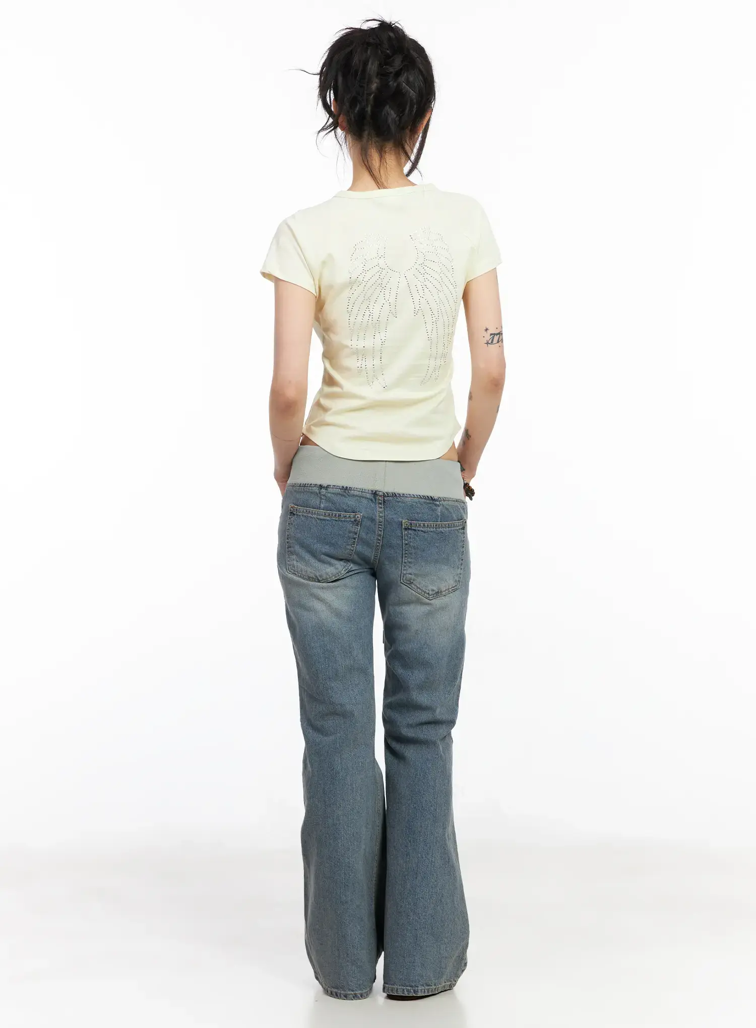 Angelic Rhinestone T-Shirt CM517 - Image 10