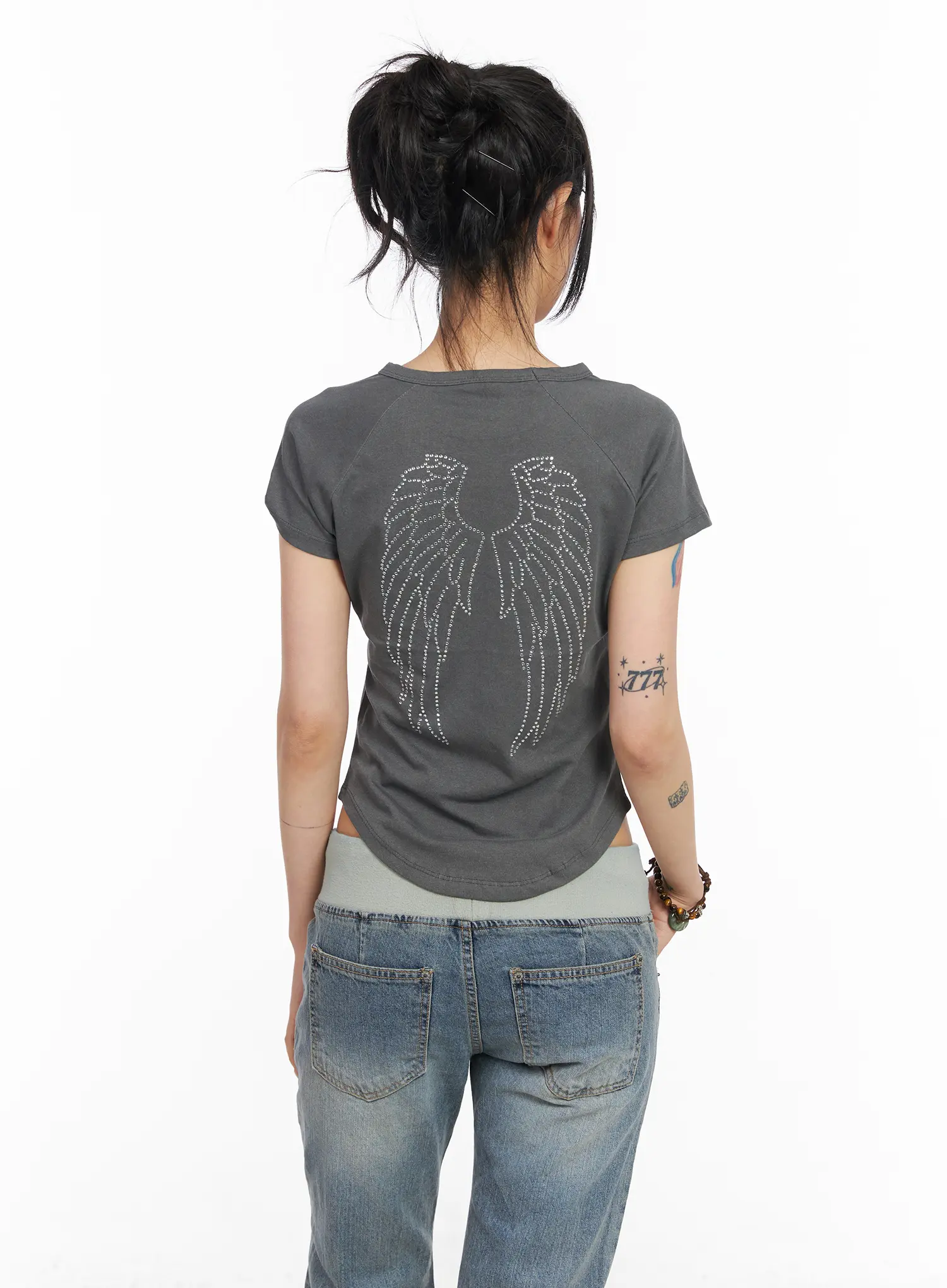 Angelic Rhinestone T-Shirt CM517 - Image 11