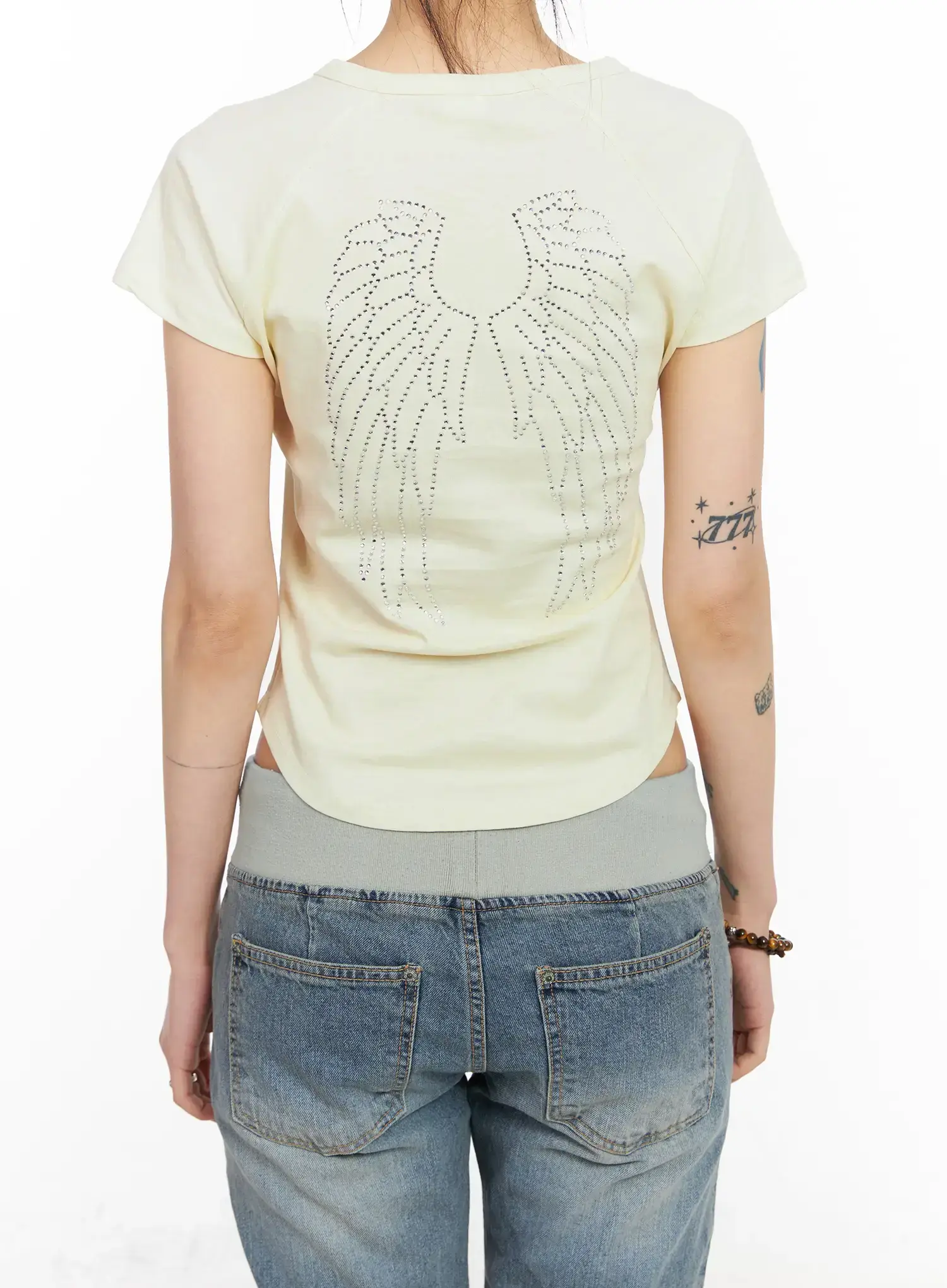 Angelic Rhinestone T-Shirt CM517 - Image 2
