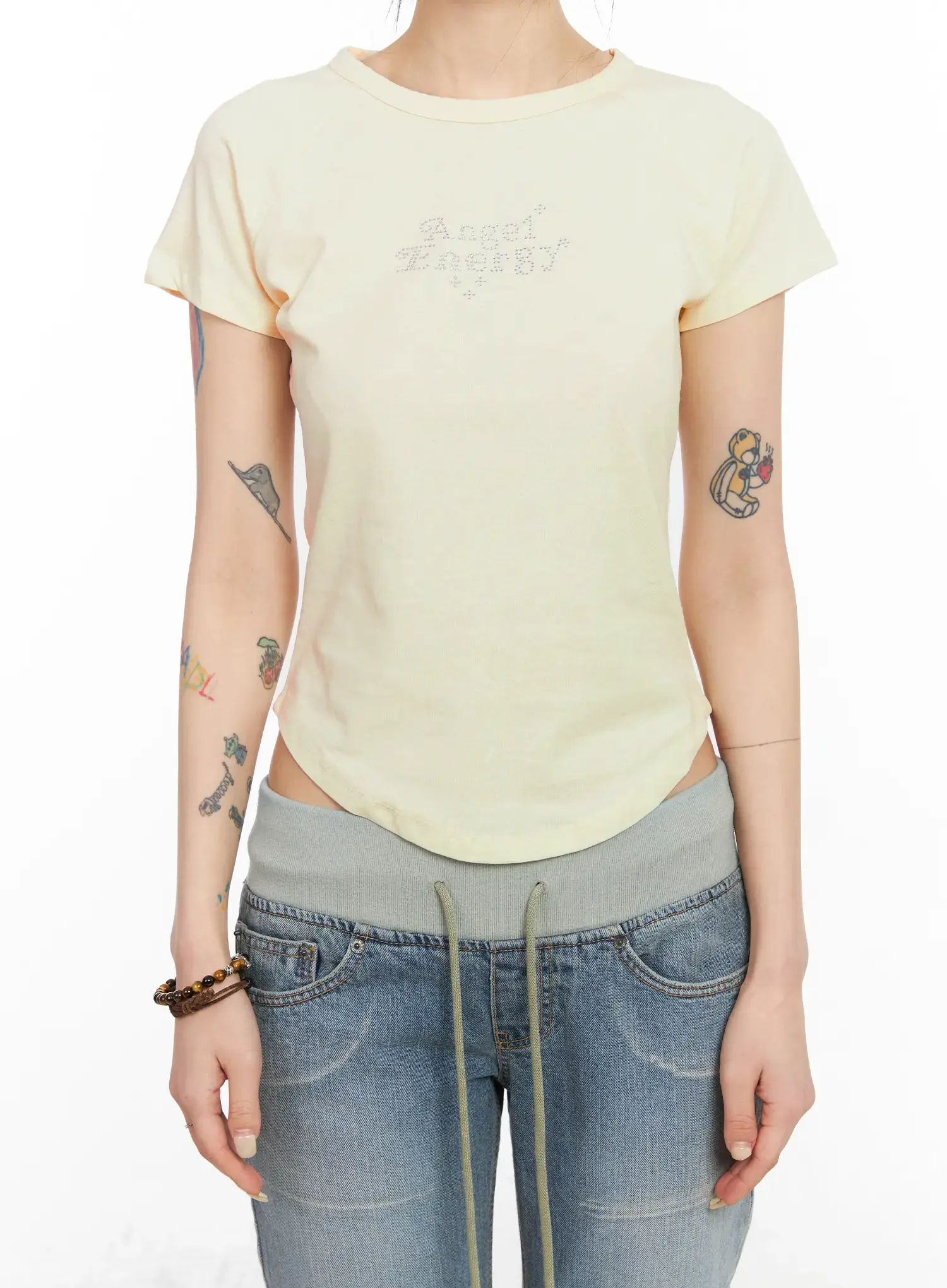 Angelic Rhinestone T-Shirt CM517 - Image 6