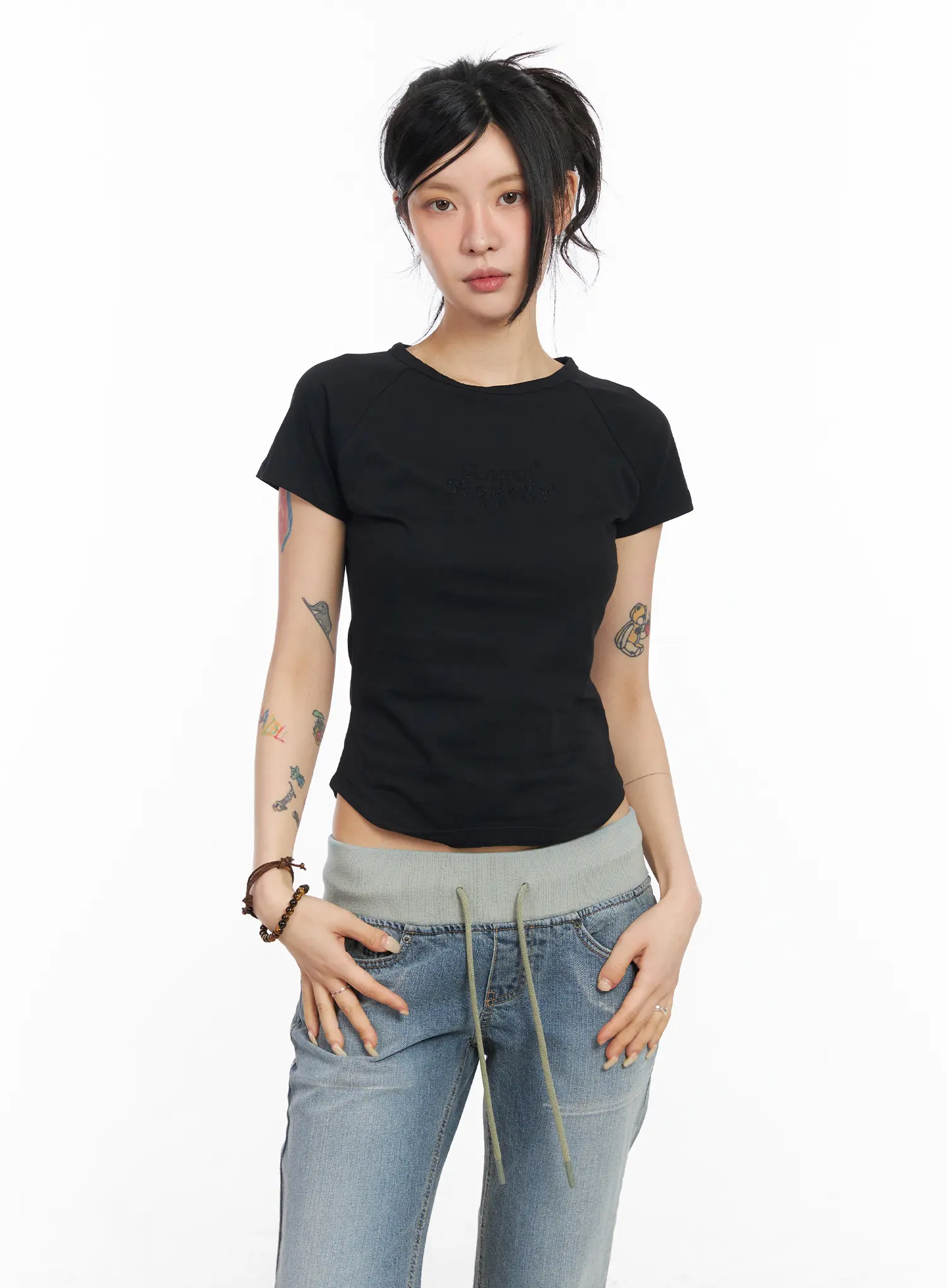 Angelic Rhinestone T-Shirt CM517 - Image 8