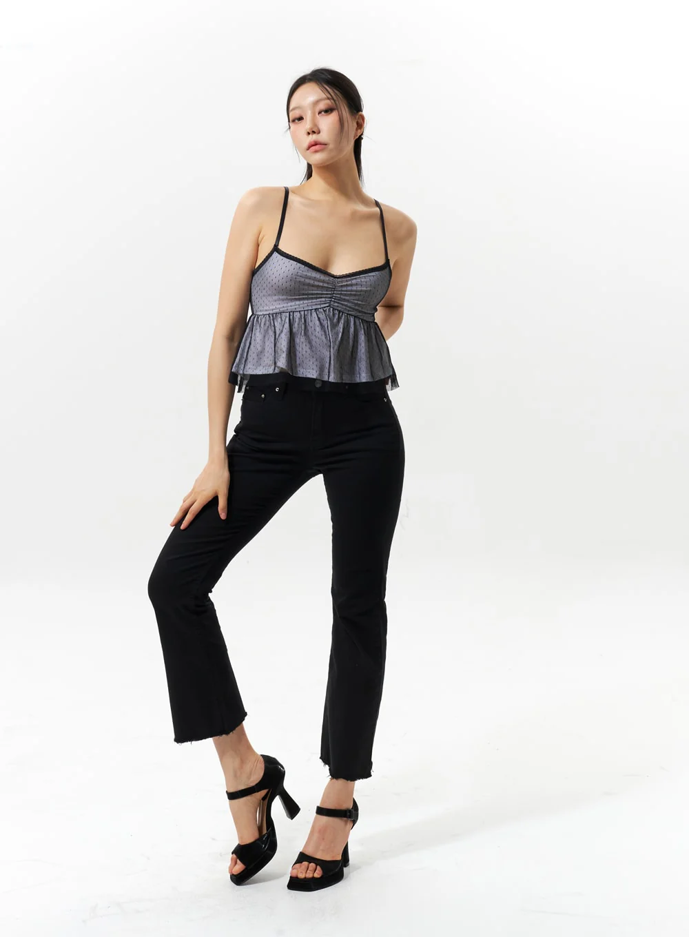 Ankle Bootcut Pants IU322 - Image 5