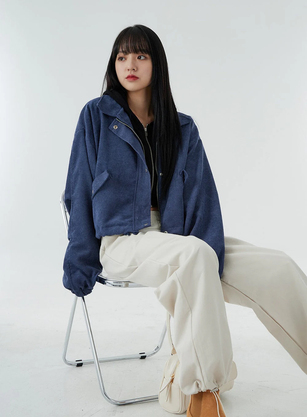Ankle String Elastic Wide Pants OO28 - Image 13
