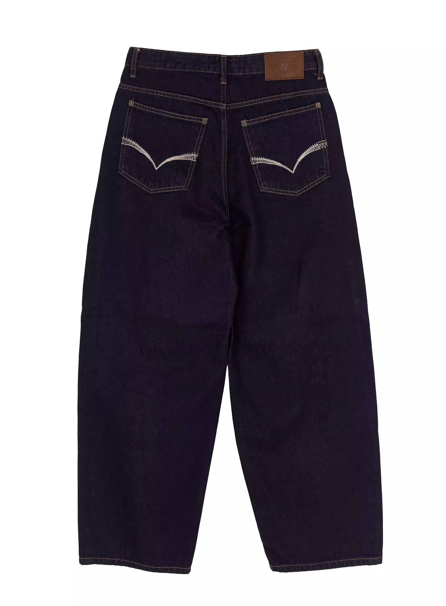 Annette Dark-Wash No-Fade Baggy Jeans IA507 - Image 15