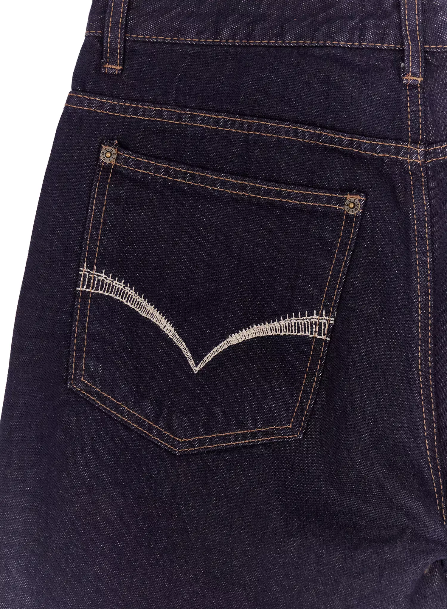 Annette Dark-Wash No-Fade Baggy Jeans IA507 - Image 16